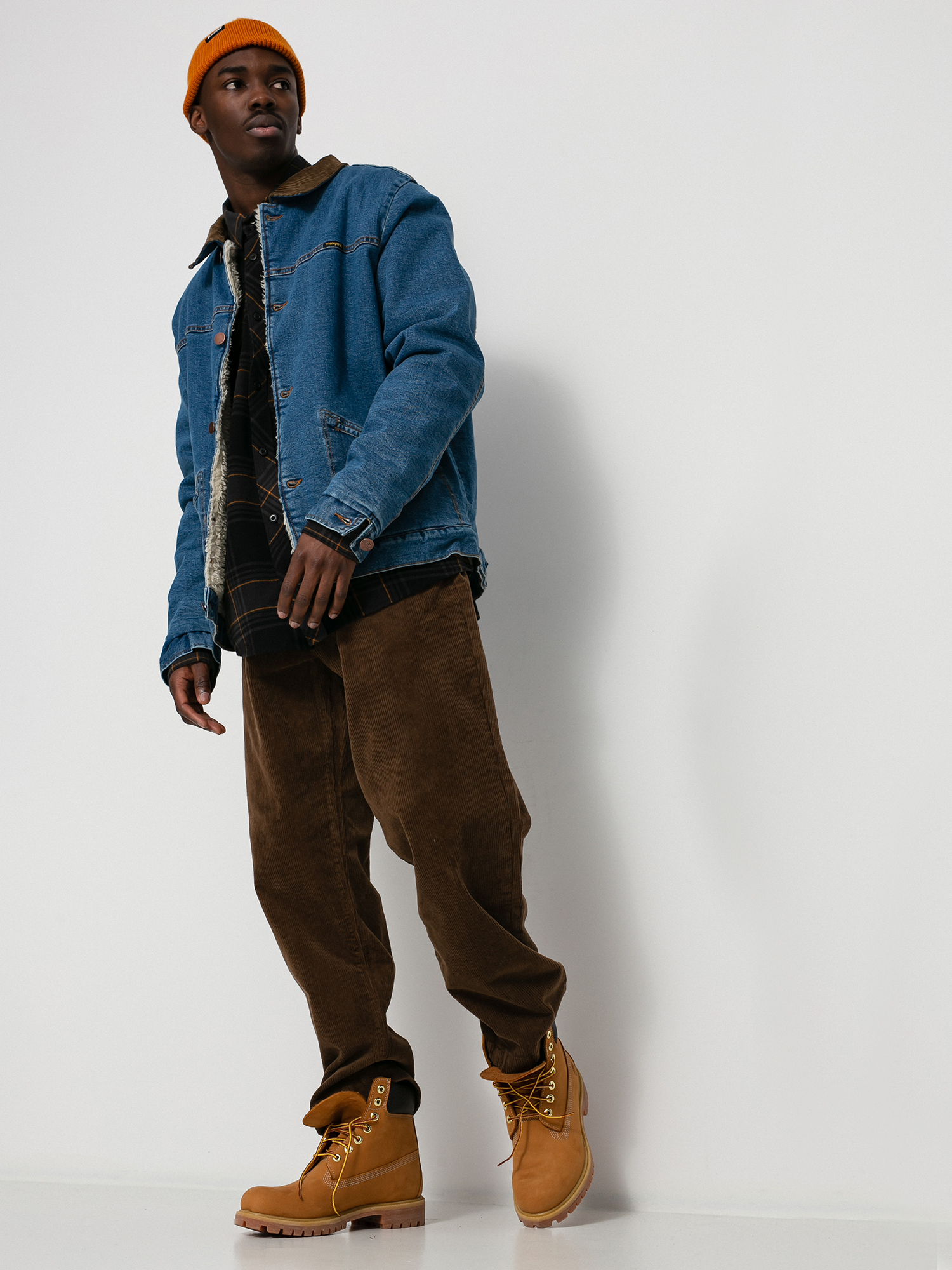 Kurtka Billabong X Wrangler Range Denim Sherpa (ocean)