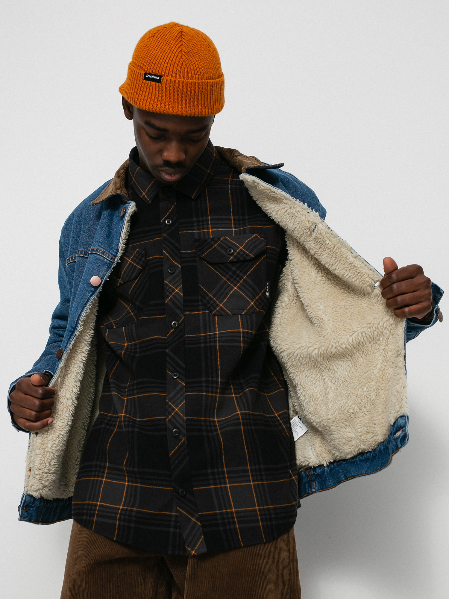Kurtka Billabong X Wrangler Range Denim Sherpa (ocean)