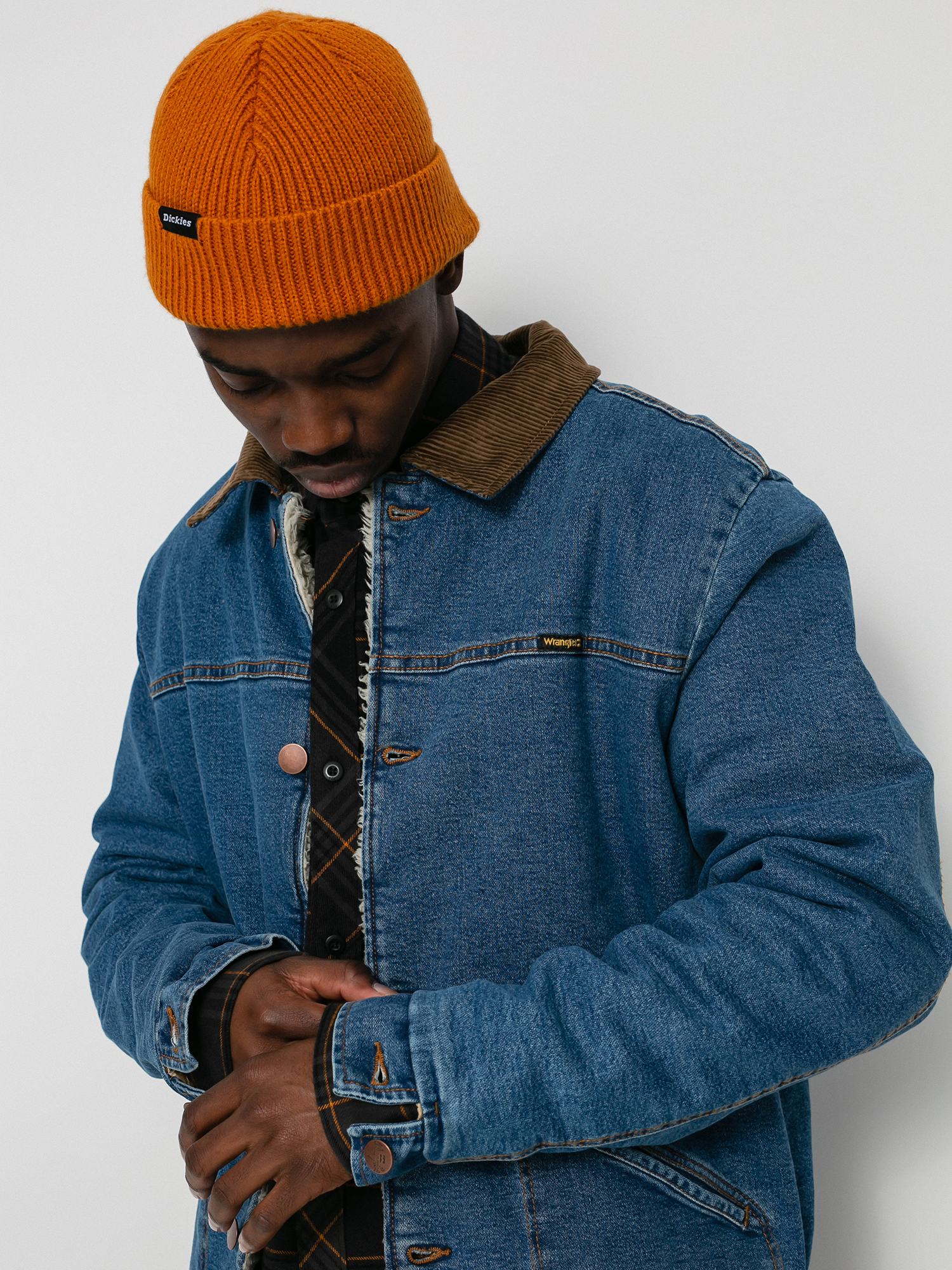 Kurtka Billabong X Wrangler Range Denim Sherpa (ocean)