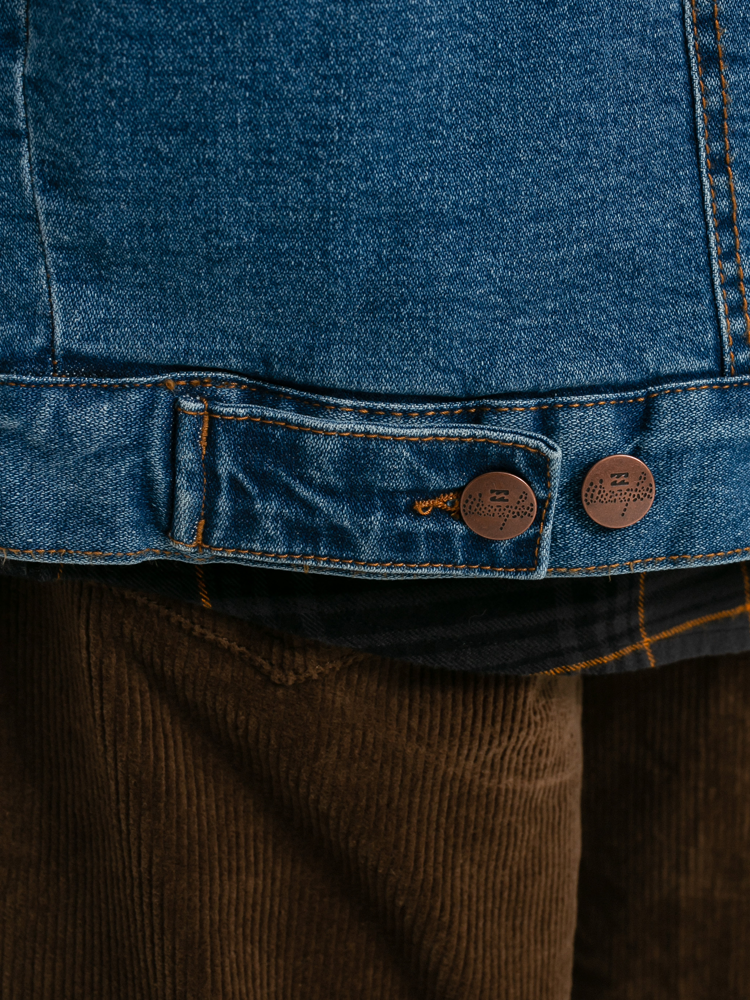 Kurtka Billabong X Wrangler Range Denim Sherpa (ocean)