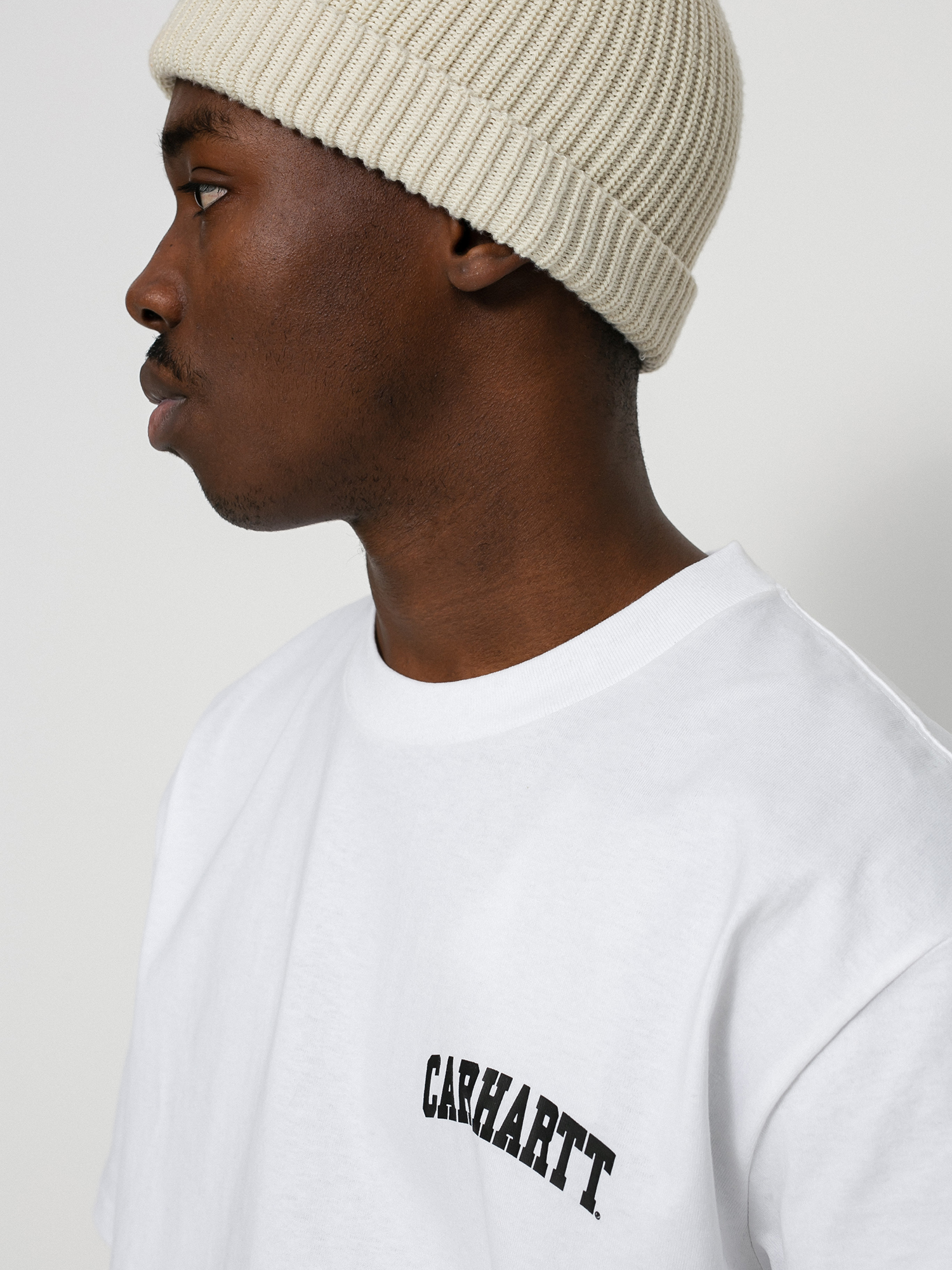 T-shirt Carhartt WIP University Script (white/black)