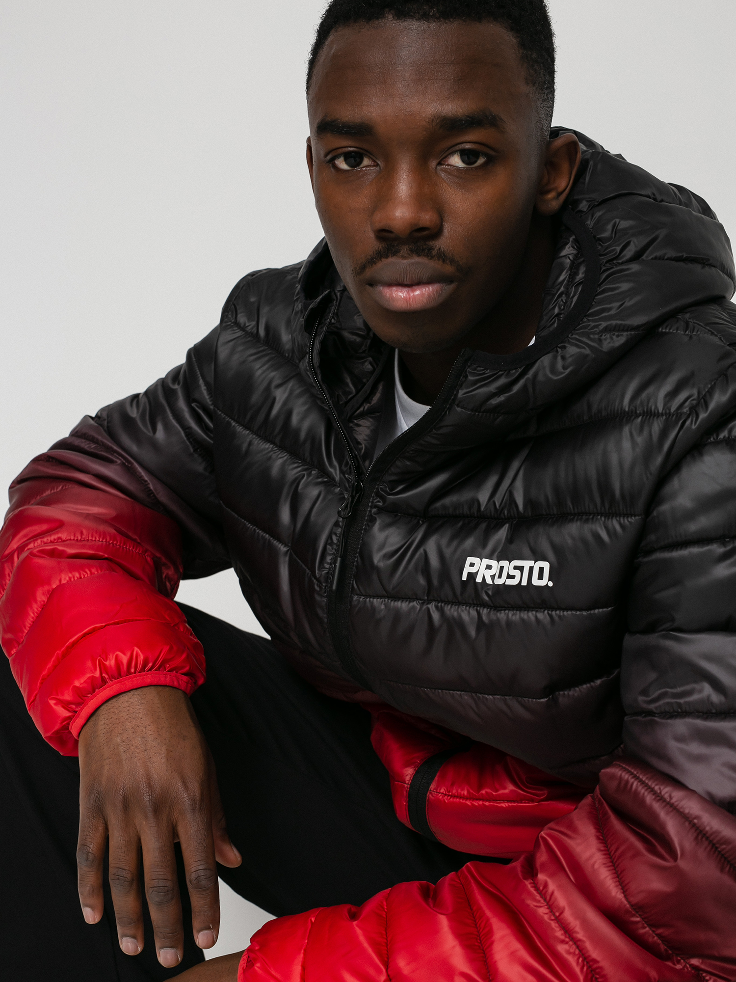 Kurtka Prosto Ultralight (gradient red)
