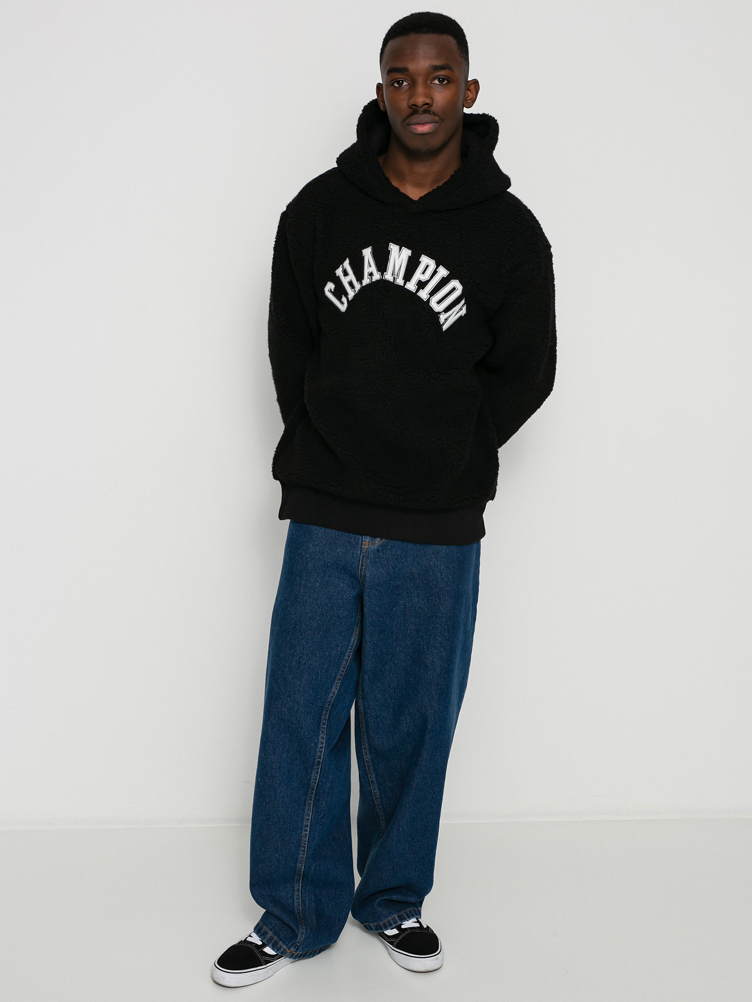 Bluza z kapturem Champion Hooded Top 216720 (nbk/nbk)
