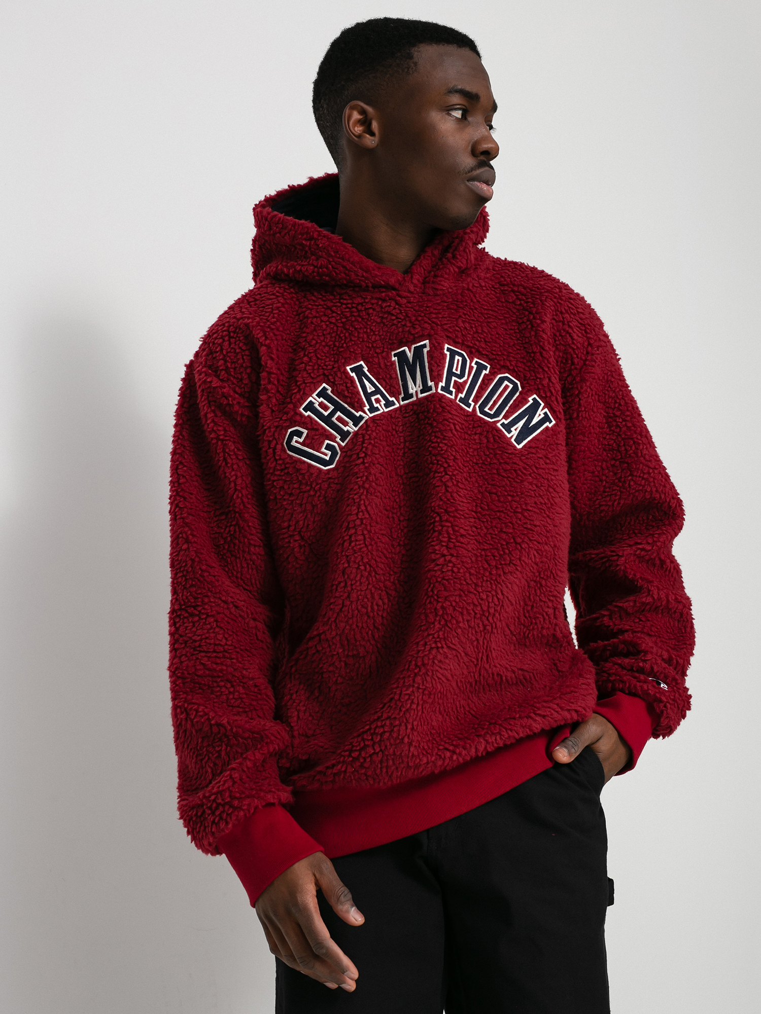 Bluza z kapturem Champion Hooded Top 216720 (dox/nvb)