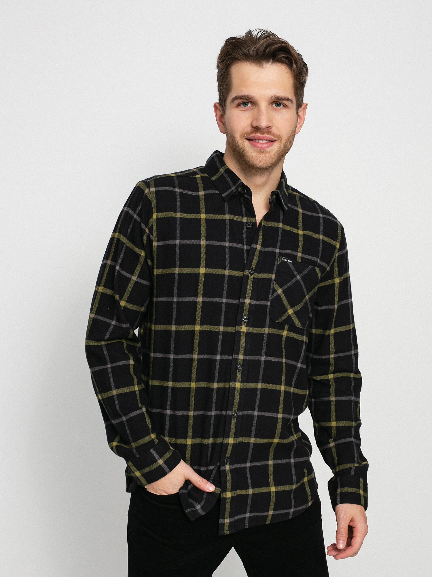 Koszula Volcom Caden Plaid (black)