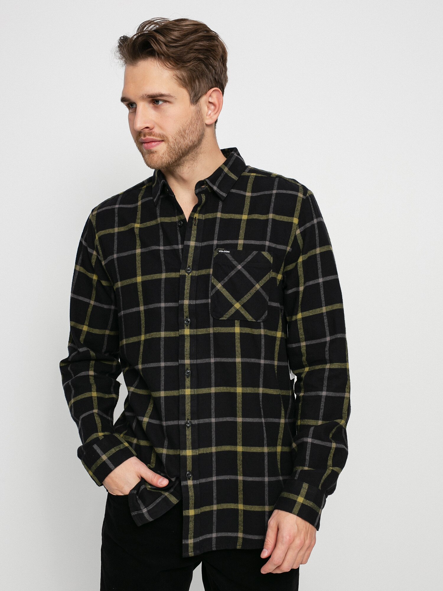 Koszula Volcom Caden Plaid (black)