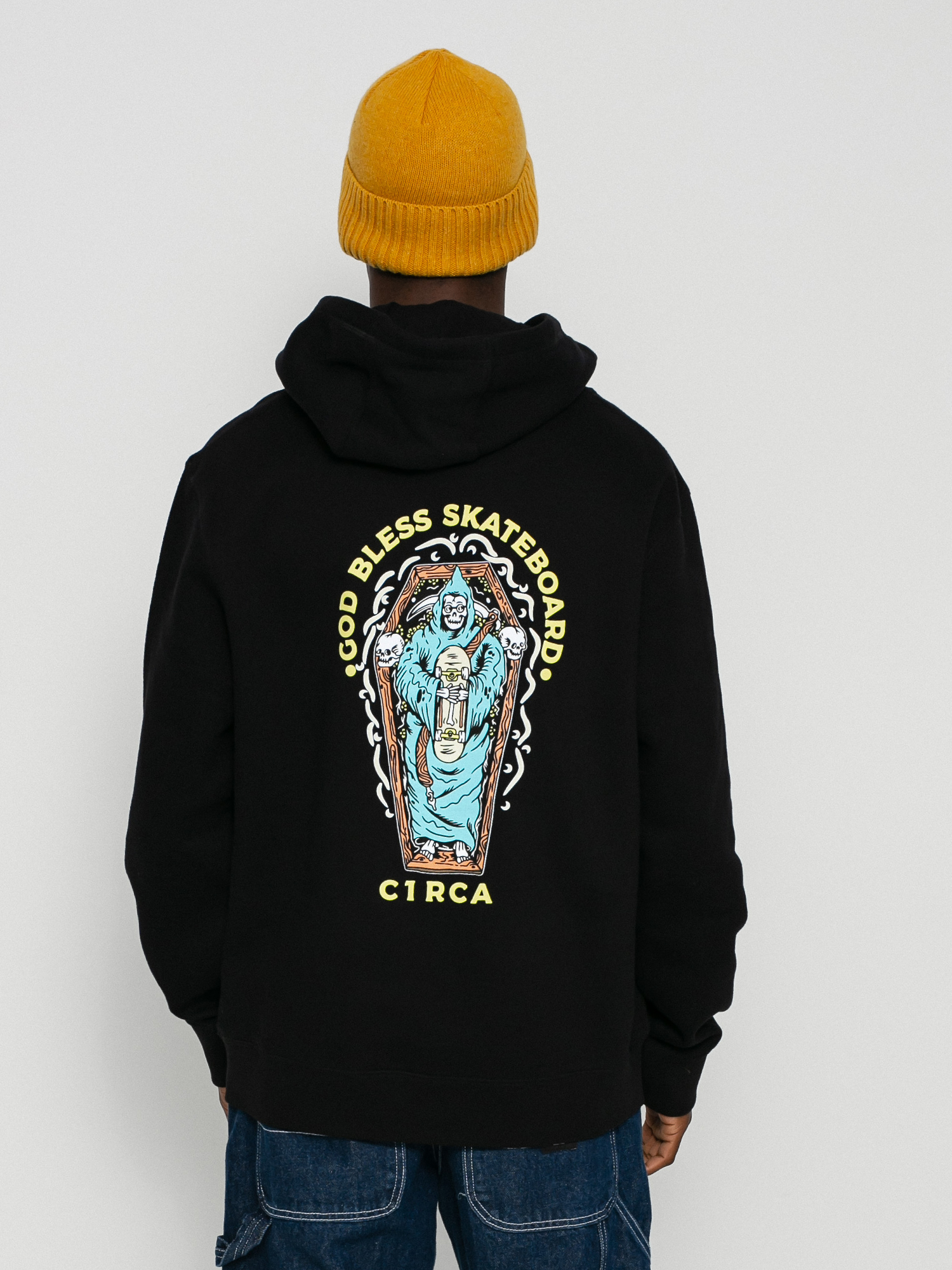 Bluza z kapturem Circa God Bless HD (black)