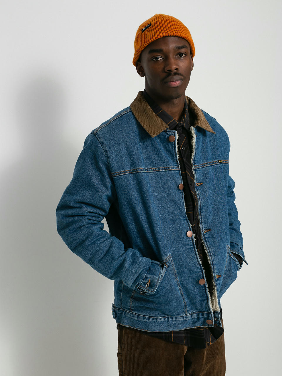 Kurtka Billabong X Wrangler Range Denim Sherpa (ocean)