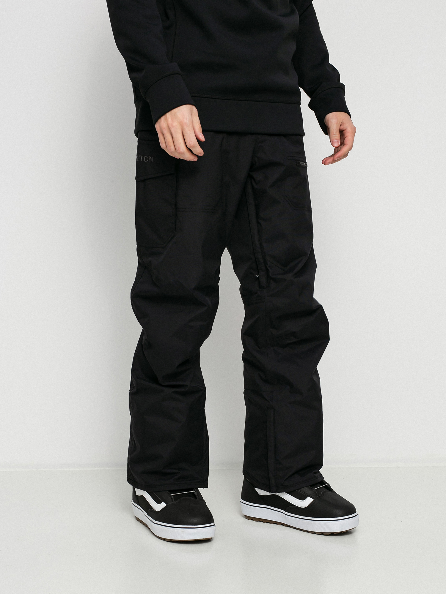Męskie Spodnie snowboardowe Burton Insulated Covert (true black)