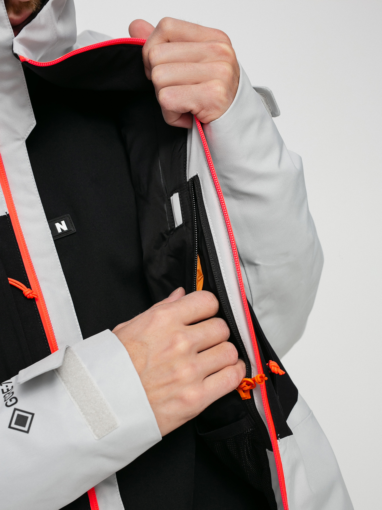 Męska Kurtka snowboardowa Burton Gore Tex 2L Pillowline (lunar gray/true black)