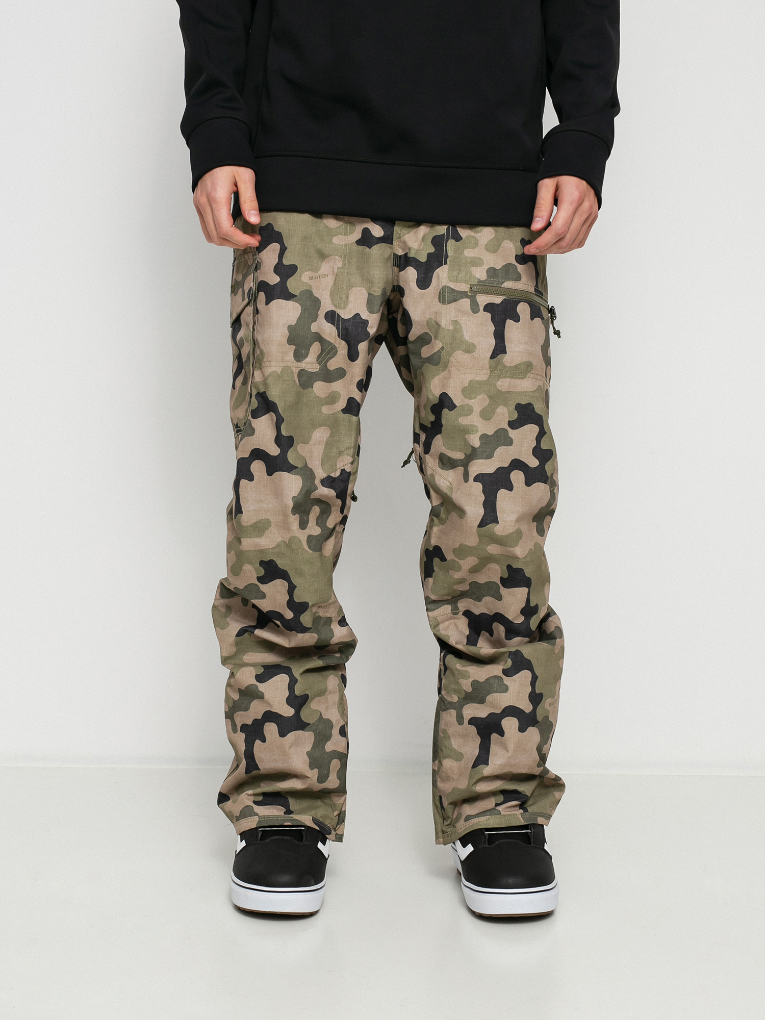 Męskie Spodnie snowboardowe Burton Covert (martini olive terra camo)