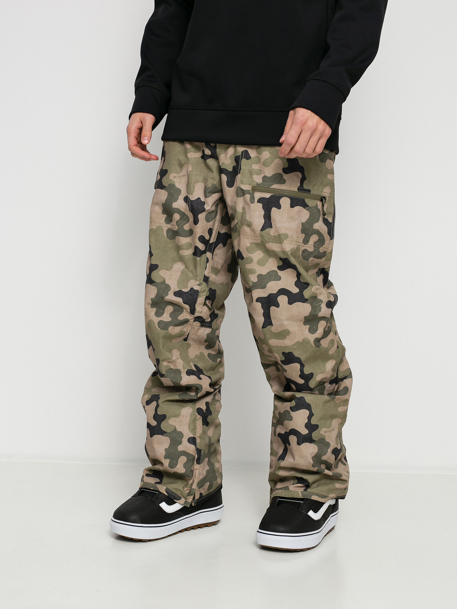 Męskie Spodnie snowboardowe Burton Covert (martini olive terra camo)