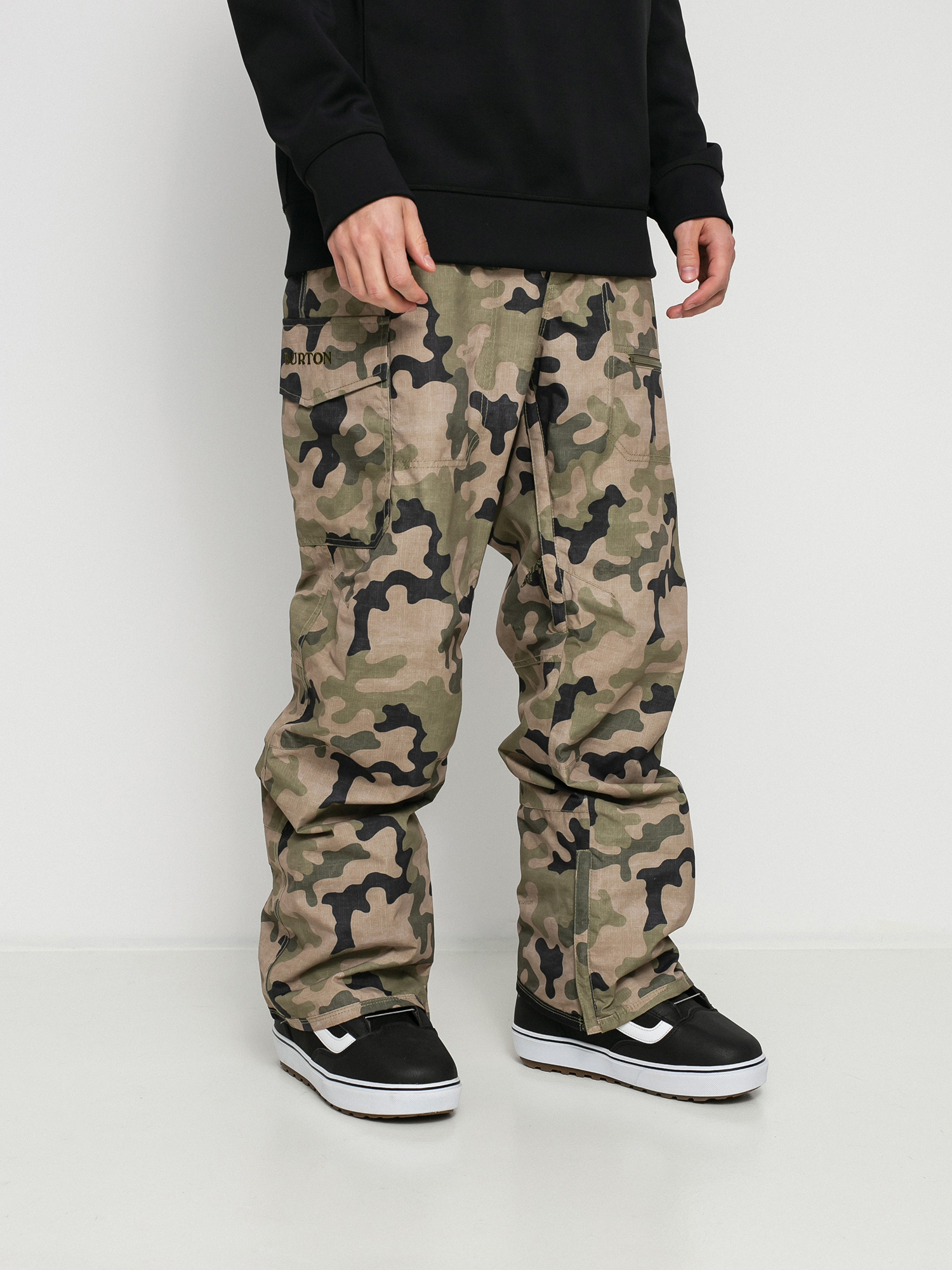 Męskie Spodnie snowboardowe Burton Covert (martini olive terra camo)