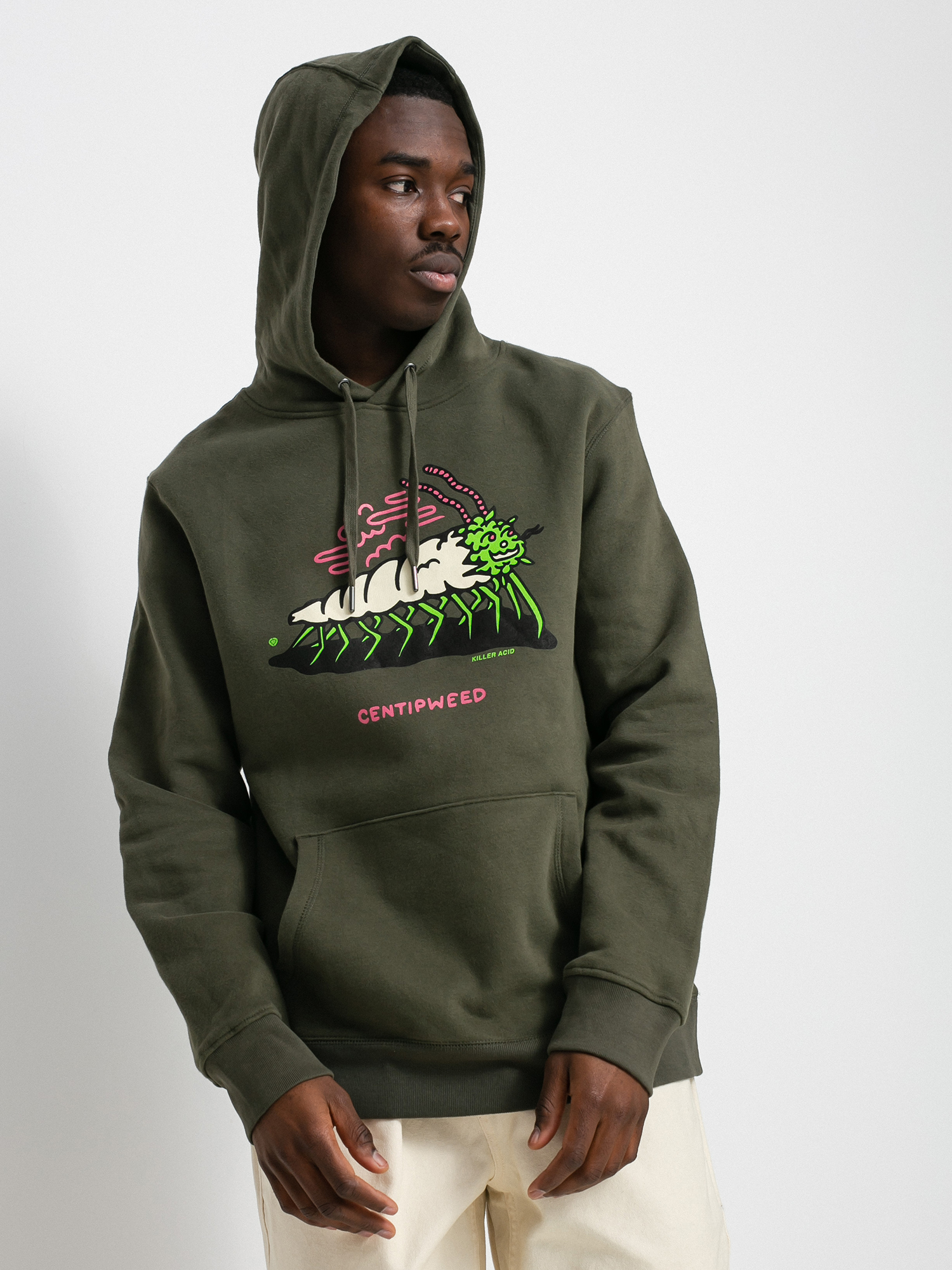 Bluza z kapturem Circa Centipweed HD (military green)