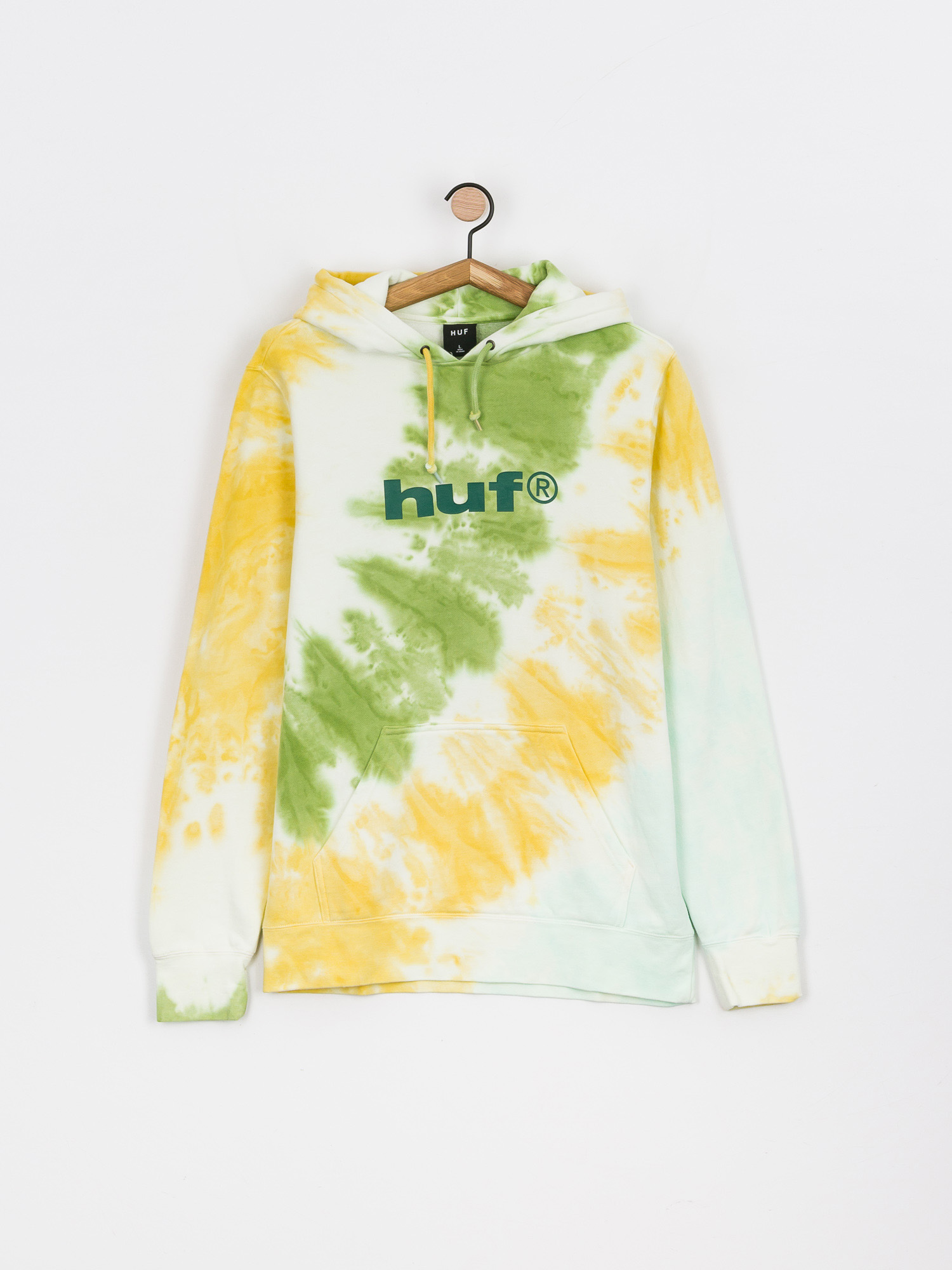 Bluza z kapturem HUF Lo-Fi Tiedye HD (gold)