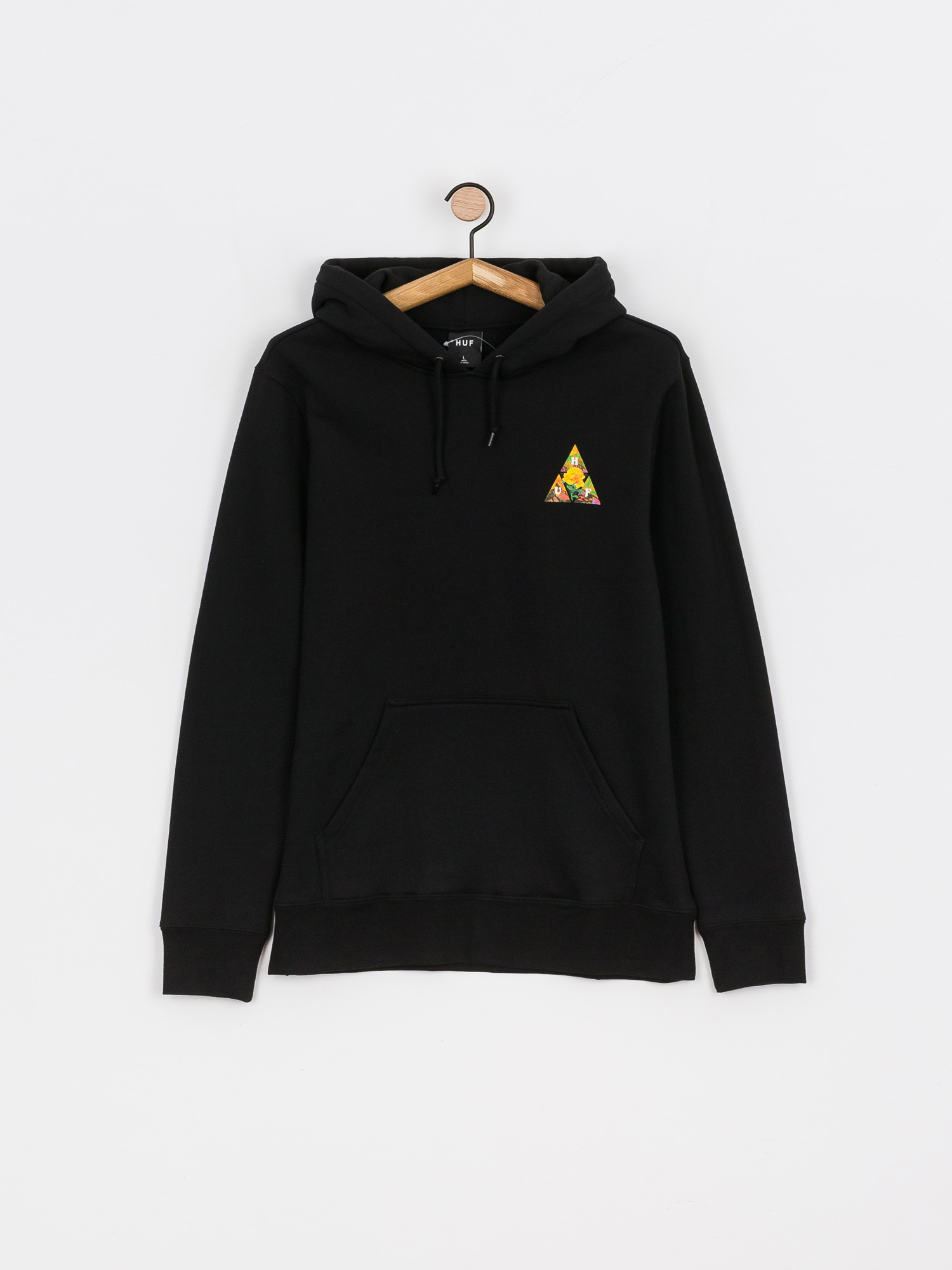 Bluza z kapturem HUF New Dawn Triple Triangle HD (black)