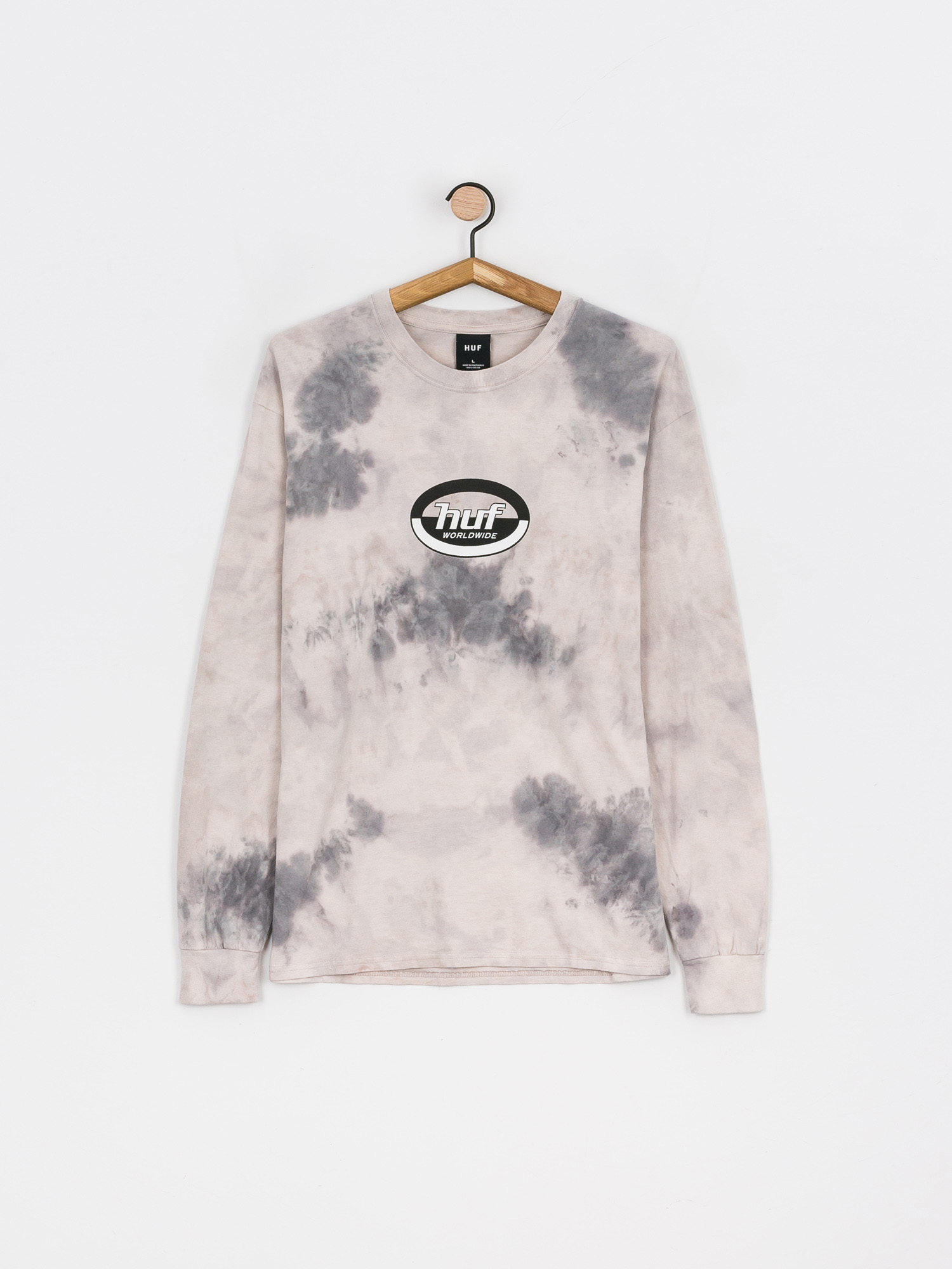 Longsleeve HUF Ellipse Logo (frost gray)