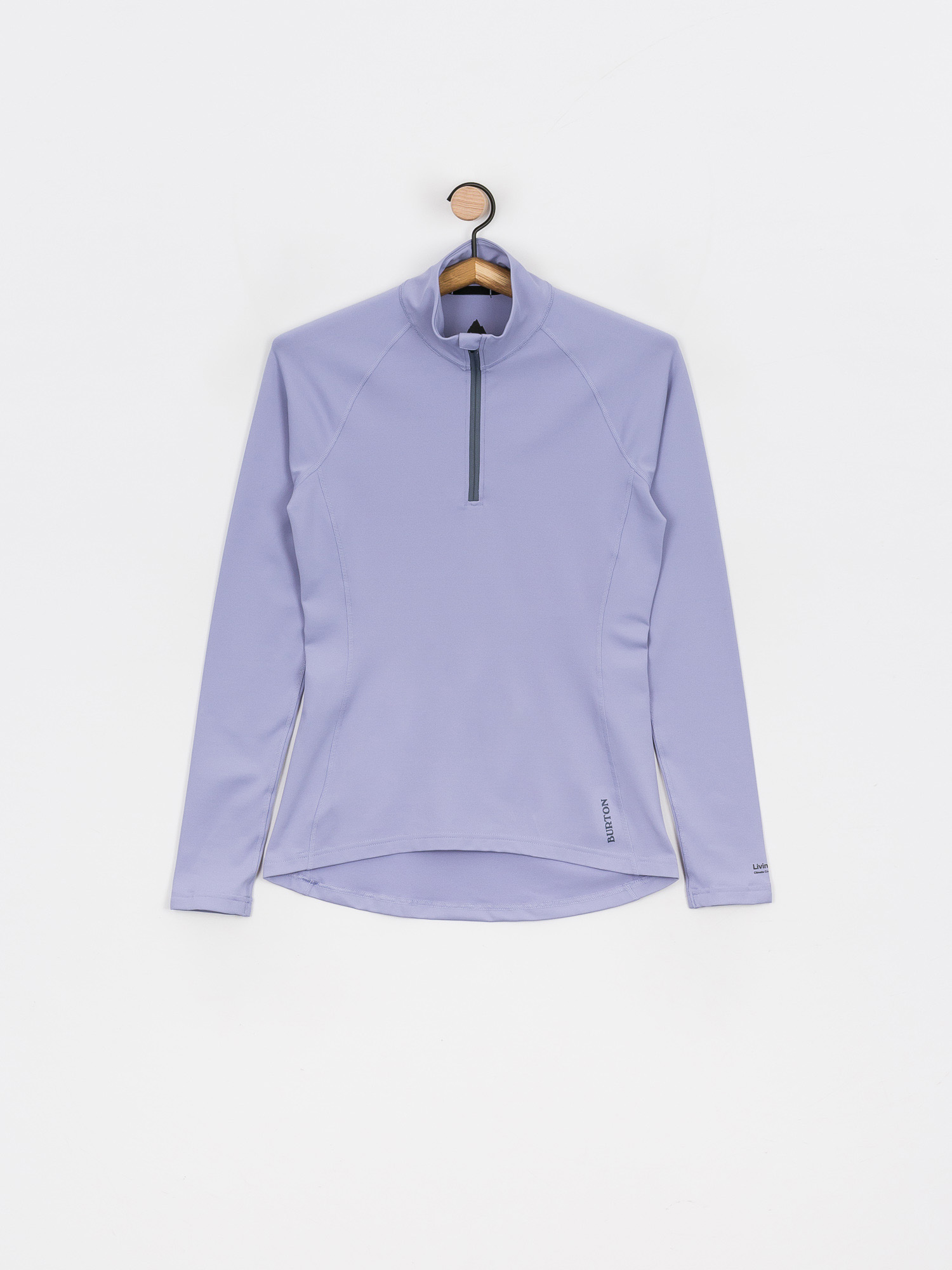 Damski Longsleeve aktywny Burton Heavyweight X Base Layer Quarter Zip (foxglove violet)