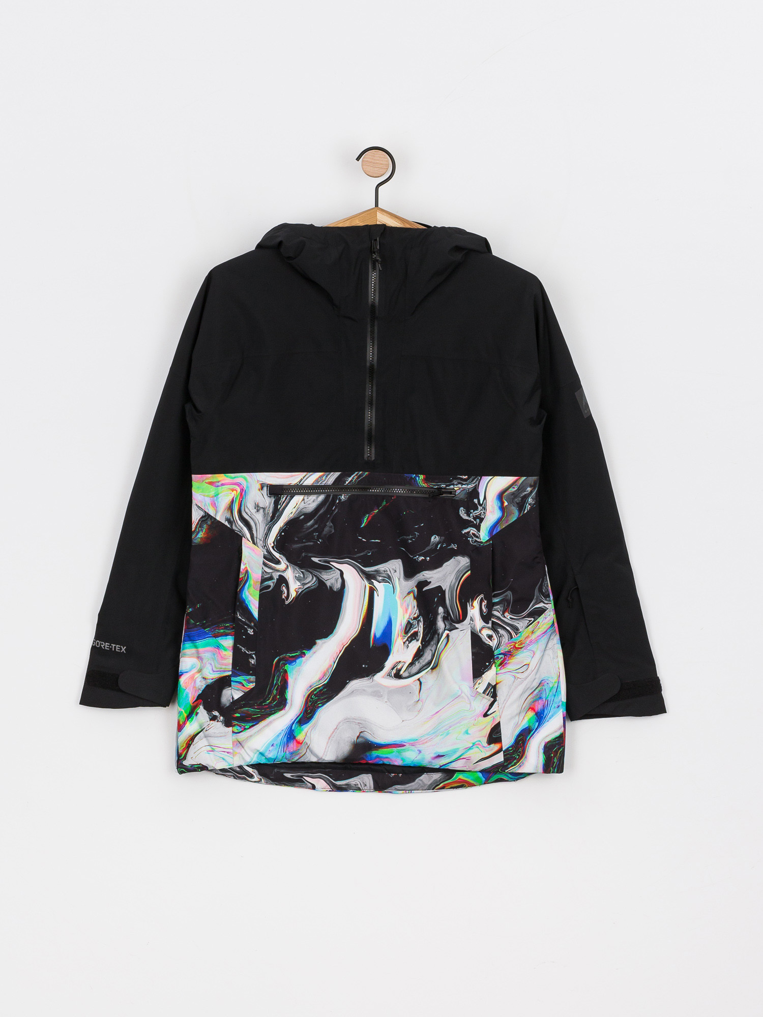 Damska Kurtka snowboardowa Burton Gore Tex Pillowline Anorak (true black/maalavidaa)