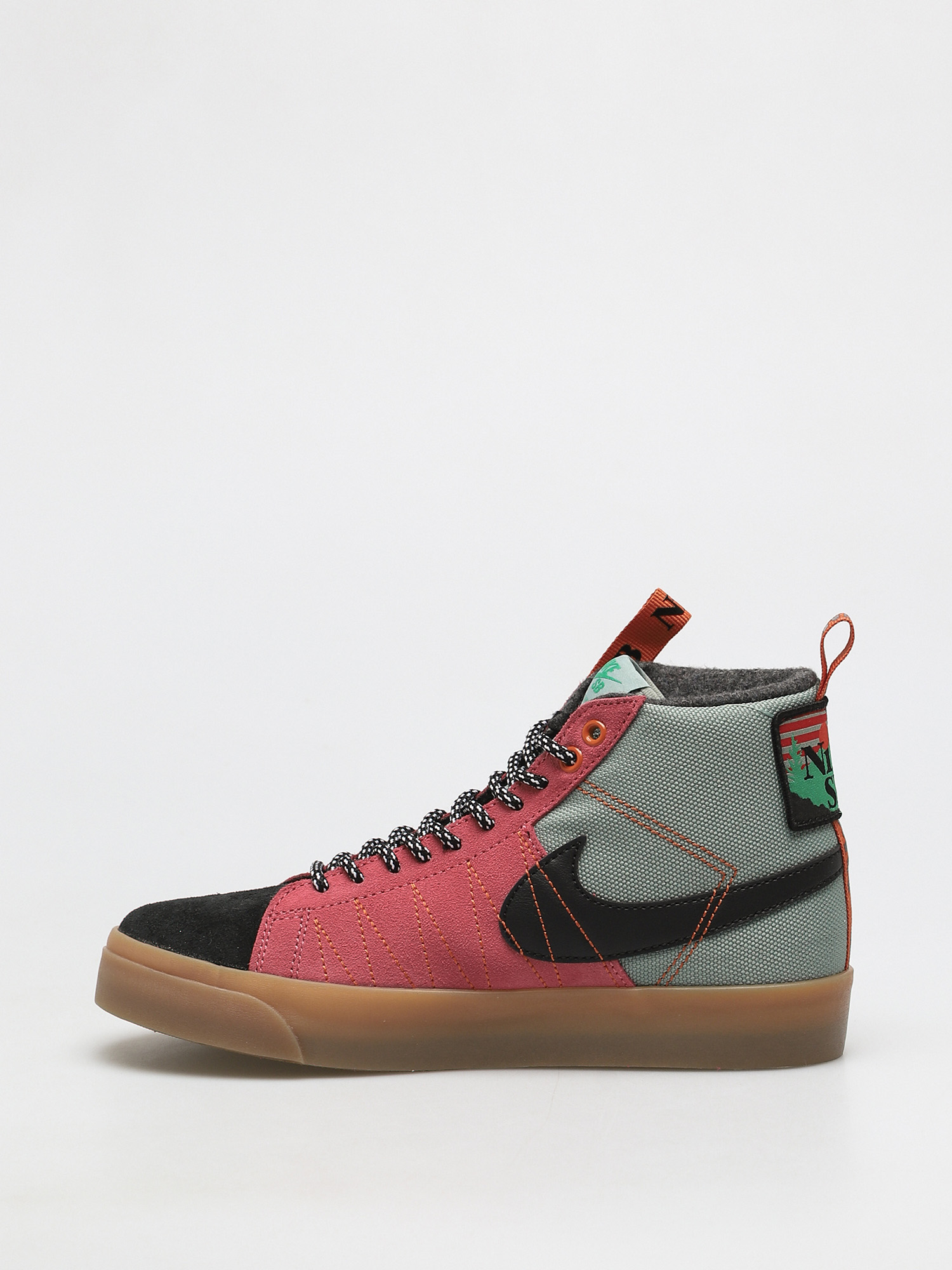 Buty Nike SB Zoom Blazer Mid Premium (jade smoke/black white sport spice)