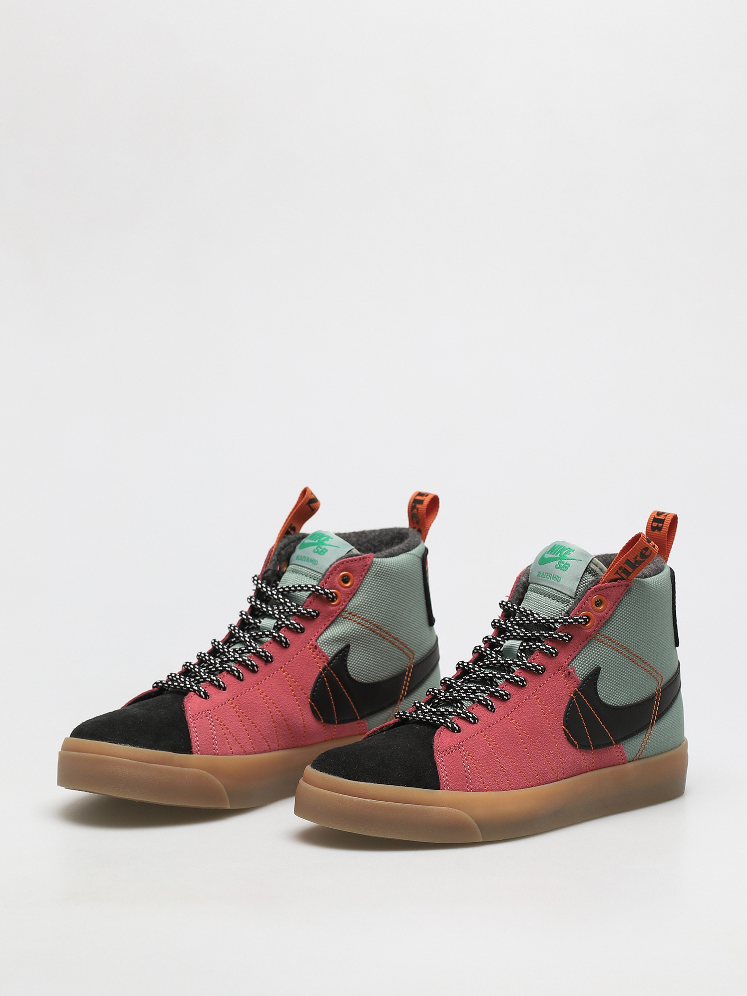 Buty Nike SB Zoom Blazer Mid Premium (jade smoke/black white sport spice)