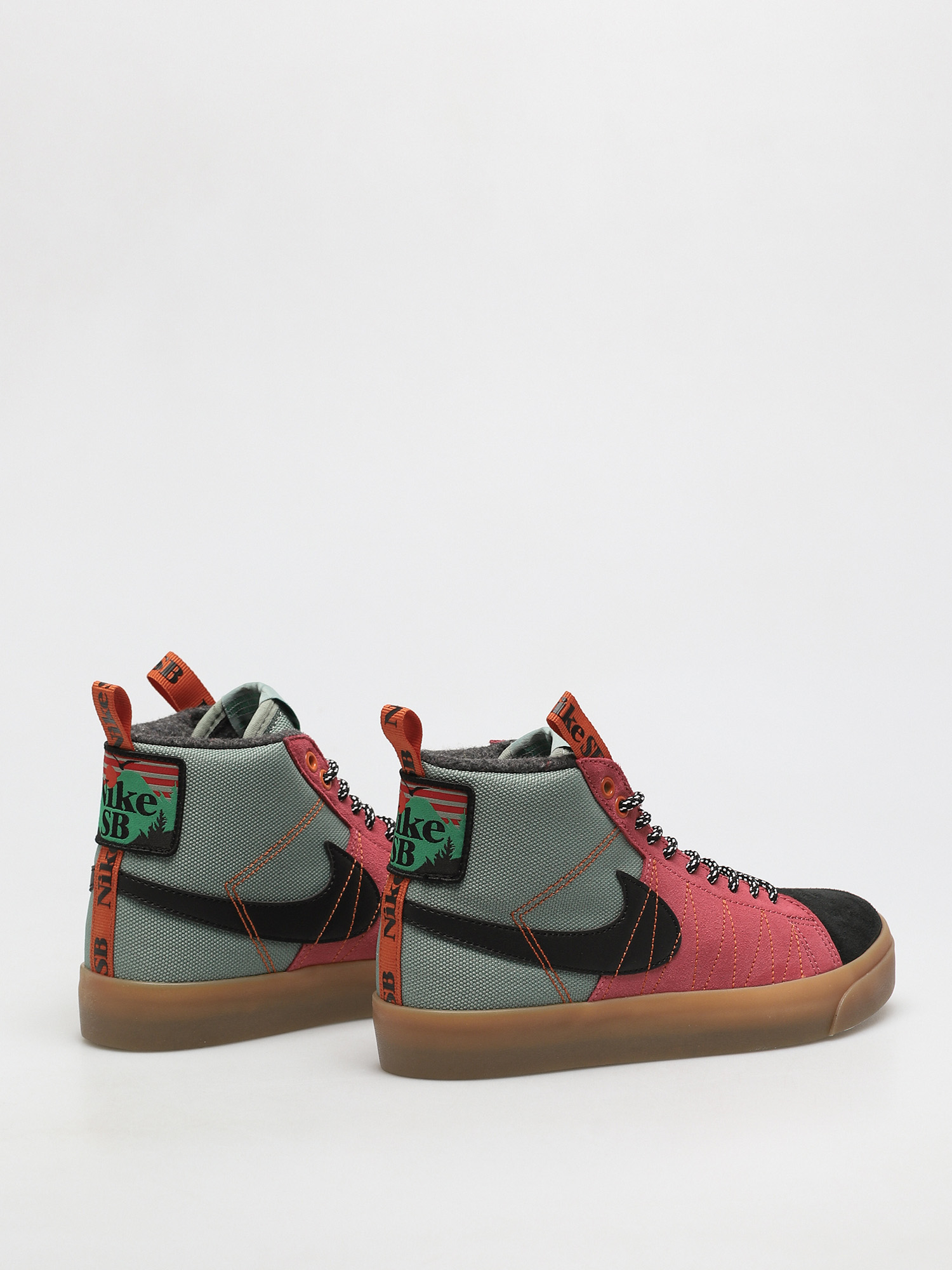 Buty Nike SB Zoom Blazer Mid Premium (jade smoke/black white sport spice)