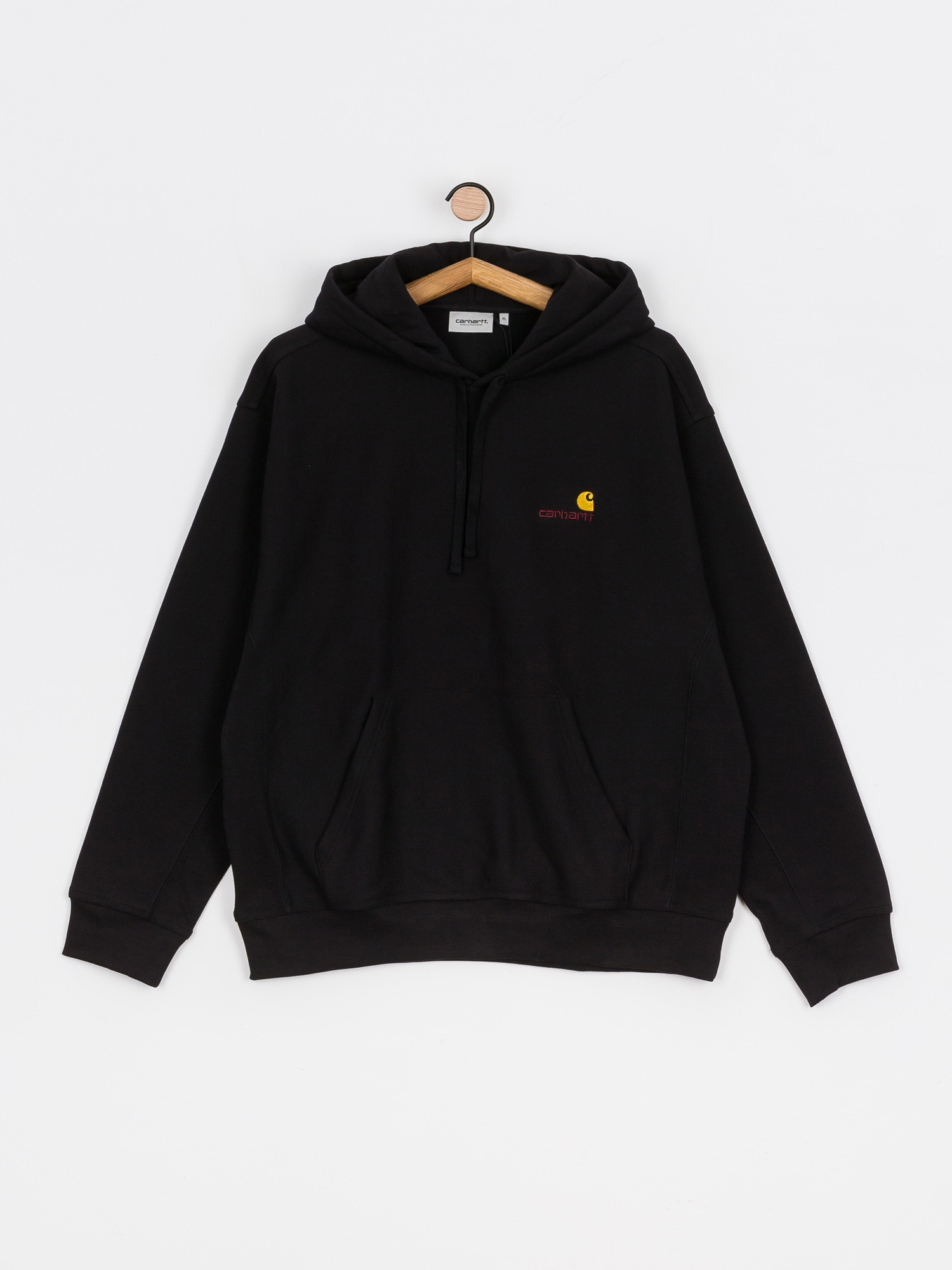 Bluza z kapturem Carhartt WIP American Script HD (black)