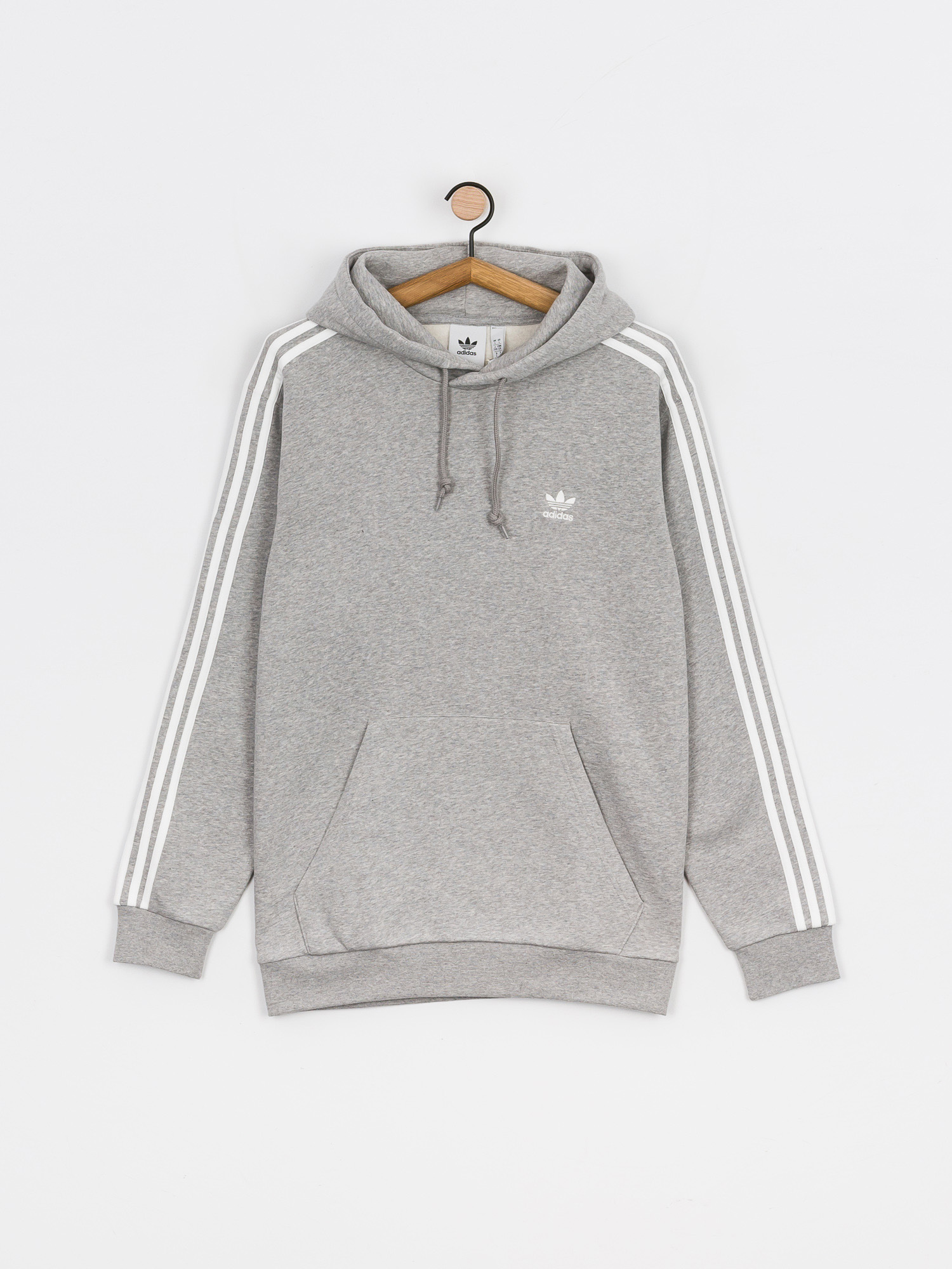 Bluza z kapturem adidas Originals 3 Stripes HD (medium grey heather)