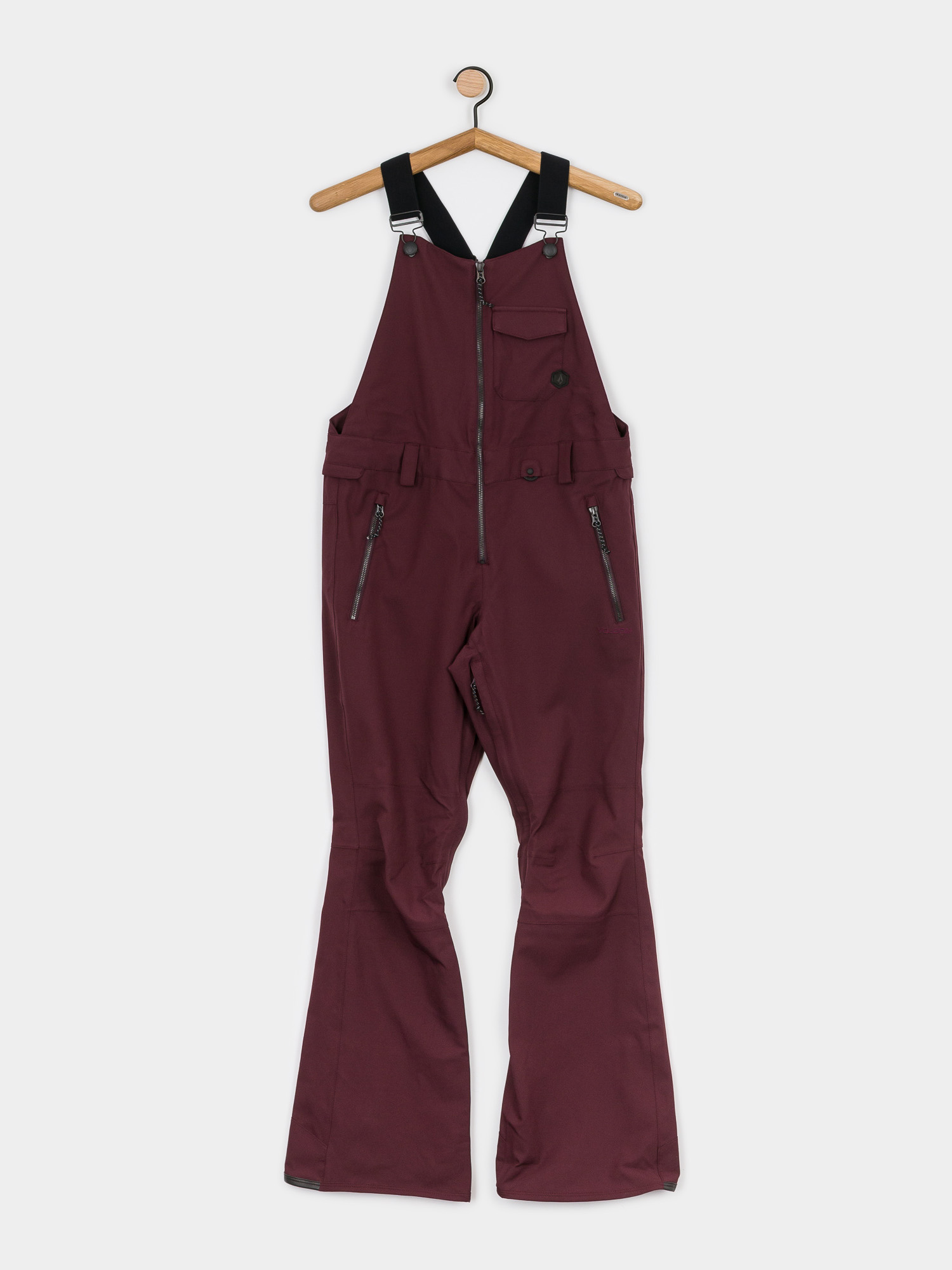 Damskie Spodnie snowboardowe Volcom Swift Bib Overall (merlot)