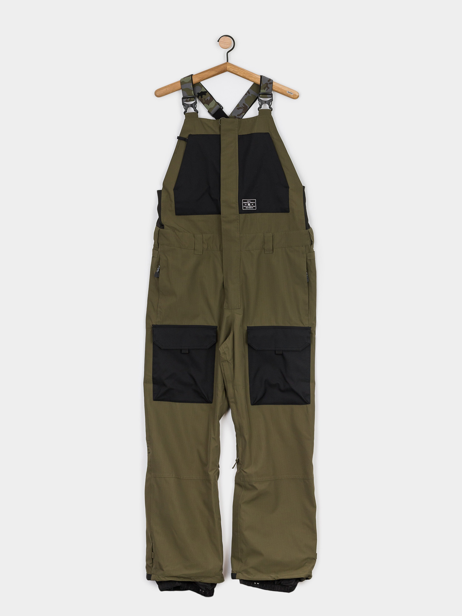 Męskie Spodnie snowboardowe DC Shadow Bib (olive night)