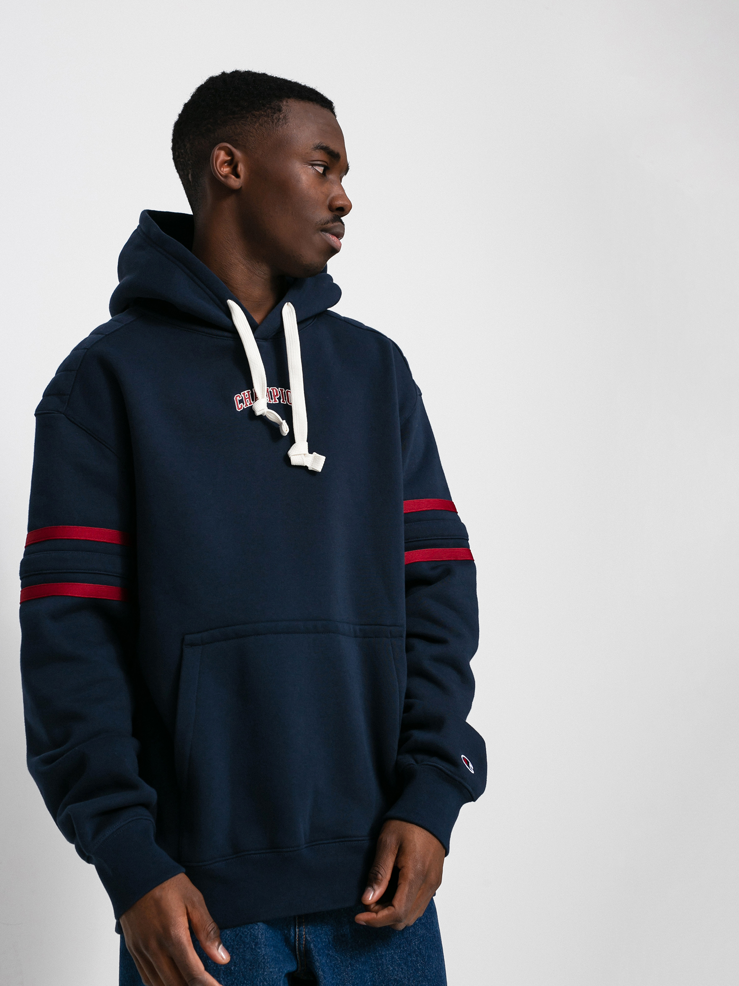 Bluza z kapturem Champion Sweatshirt HD 216577 (nvb/dox)