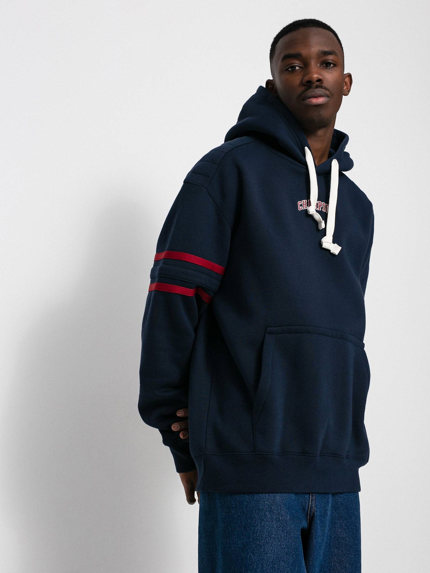 Bluza z kapturem Champion Sweatshirt HD 216577 (nvb/dox)