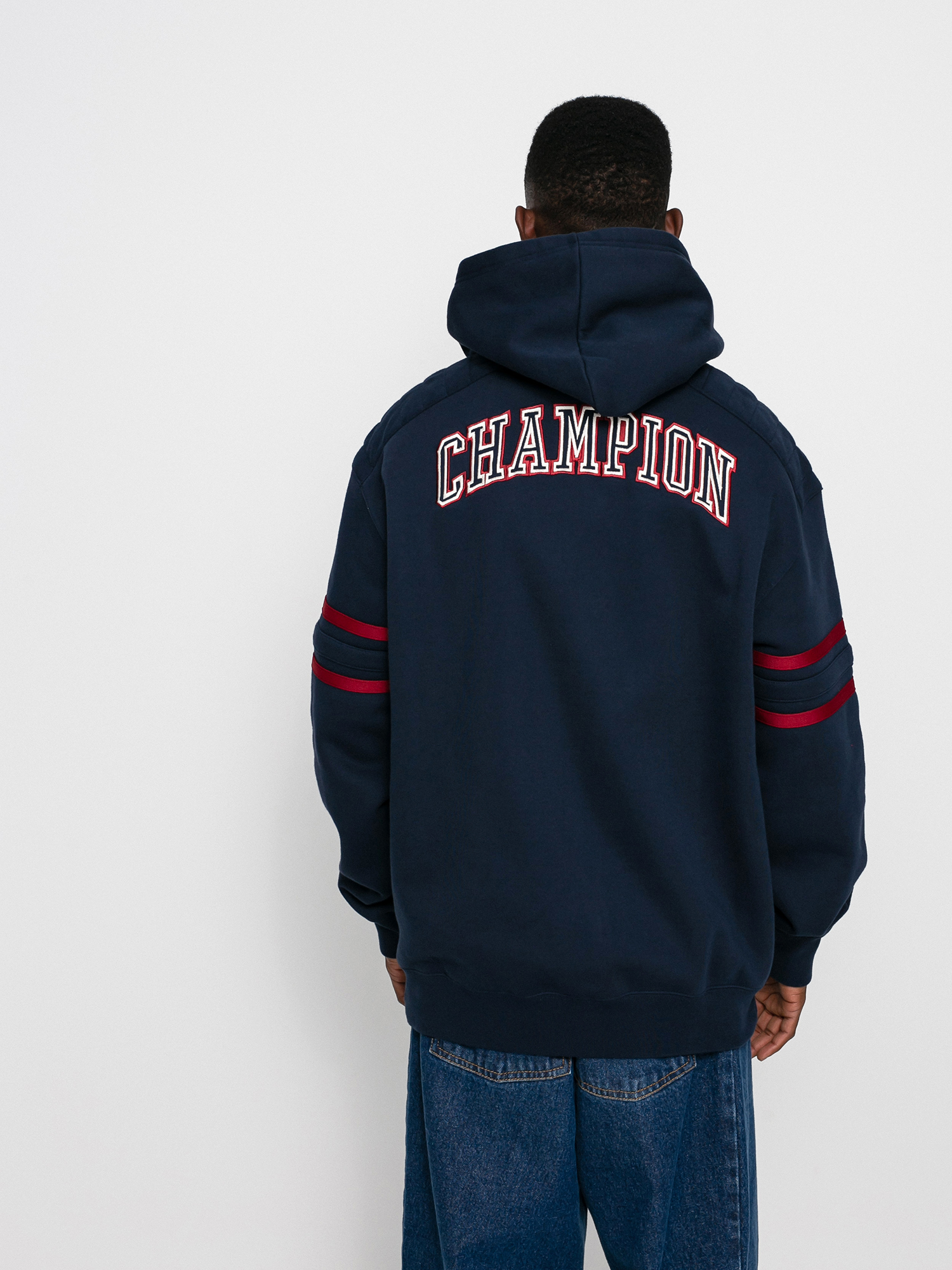 Bluza z kapturem Champion Sweatshirt HD 216577 (nvb/dox)