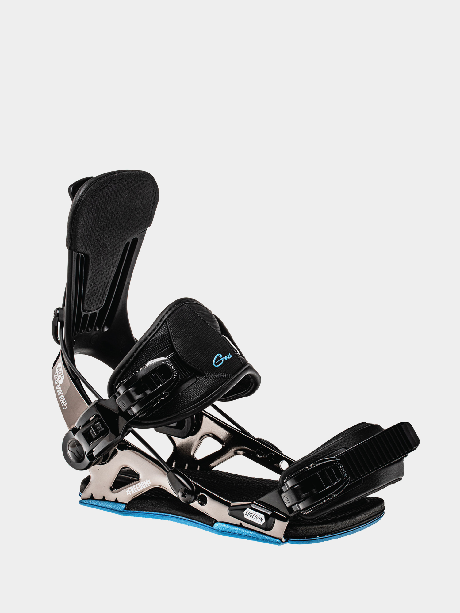 Męskie Wiązania snowboardowe Gnu Freedom (black)