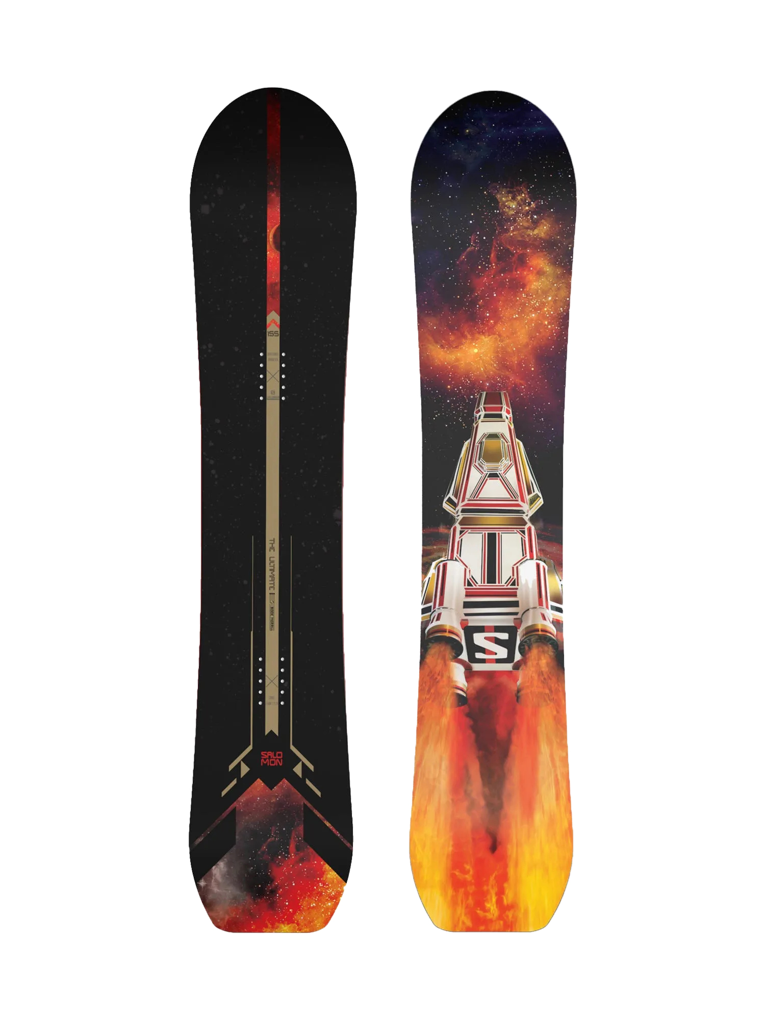Męska Deska snowboardowa Salomon Ultimate Ride (black/gold/orange)