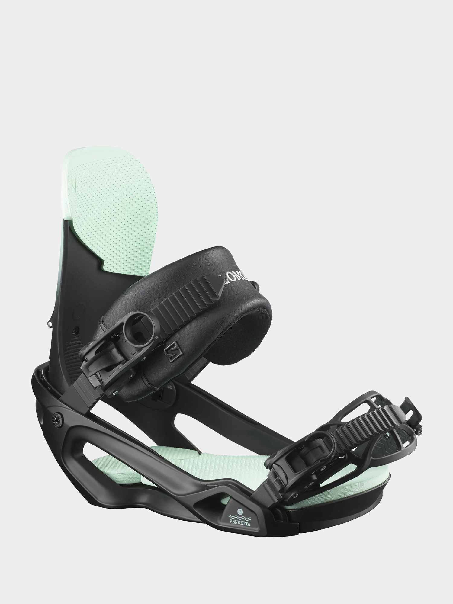 Damskie Wiązania snowboardowe Salomon Vendetta (black/green)
