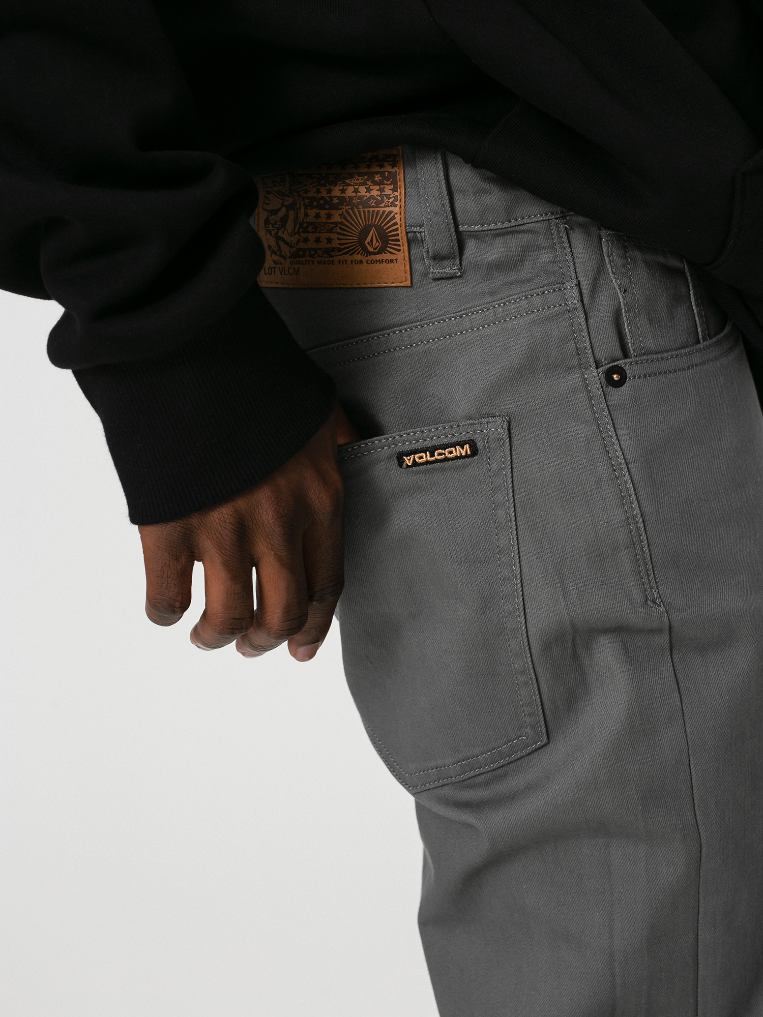 Spodnie Volcom Solver 5 Pocket Slub (castlerock)