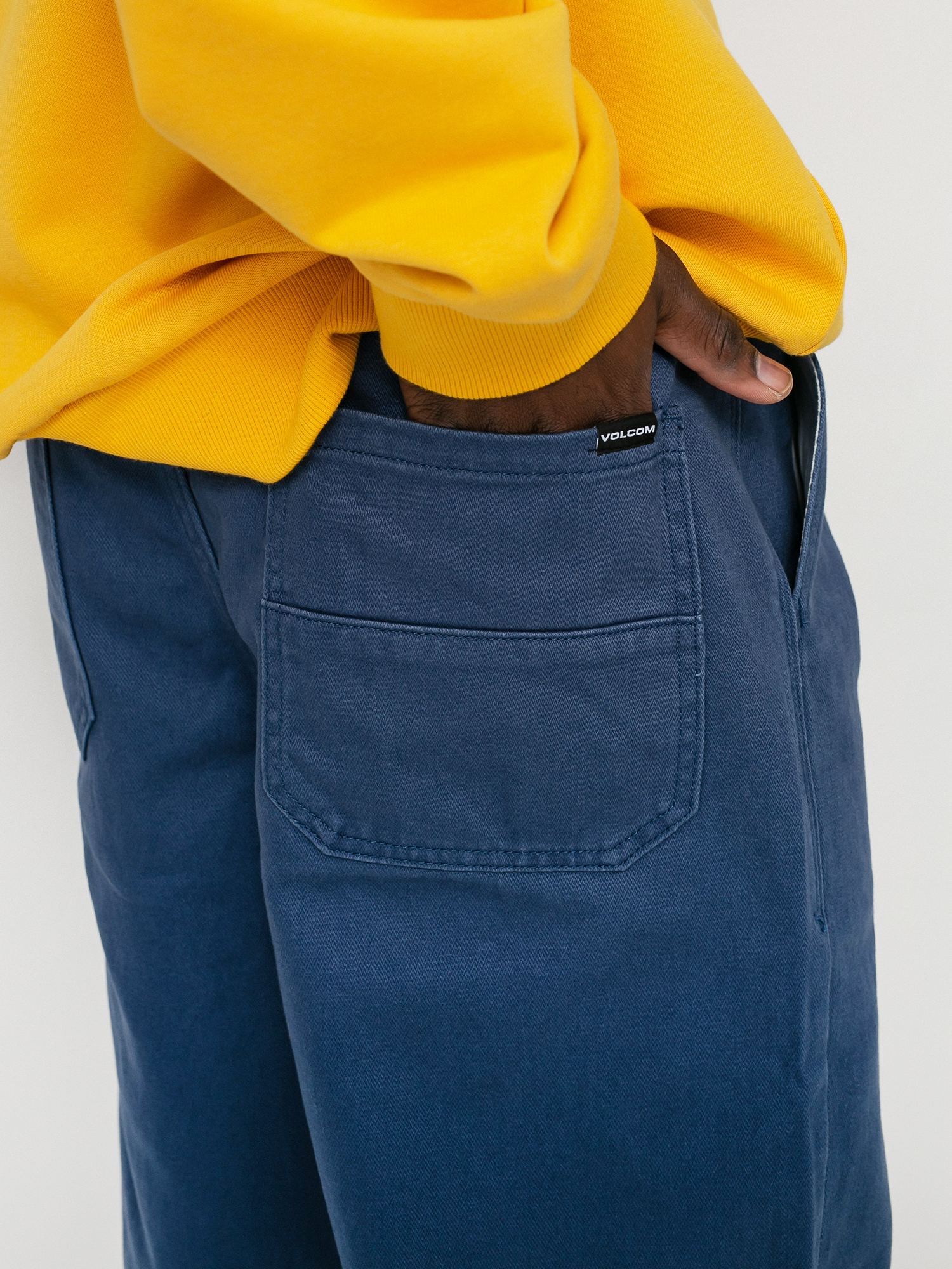 Spodnie Volcom Billow Plus Denim (smokey blue)