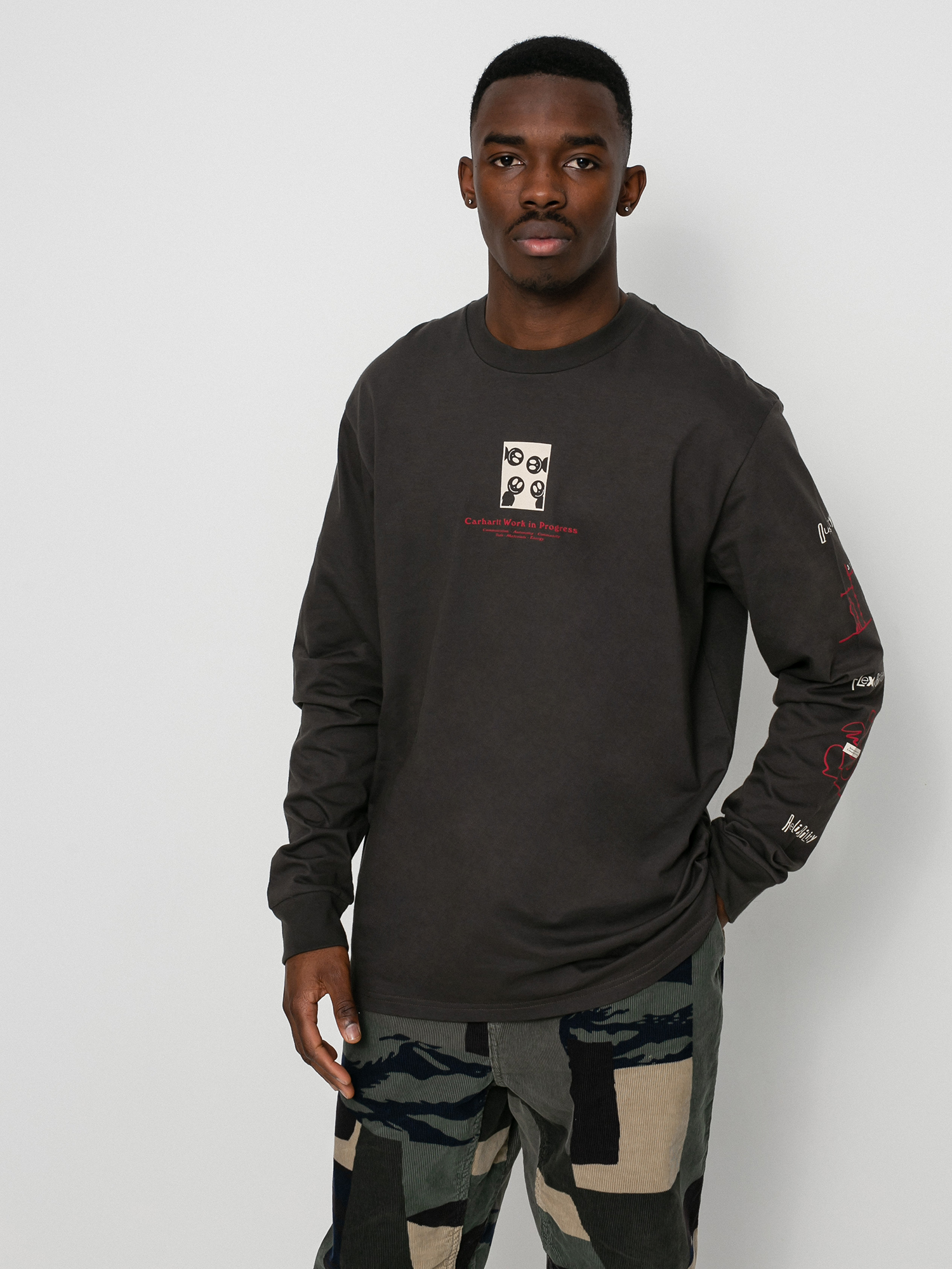 Longsleeve Carhartt WIP Dome (stormcloud)