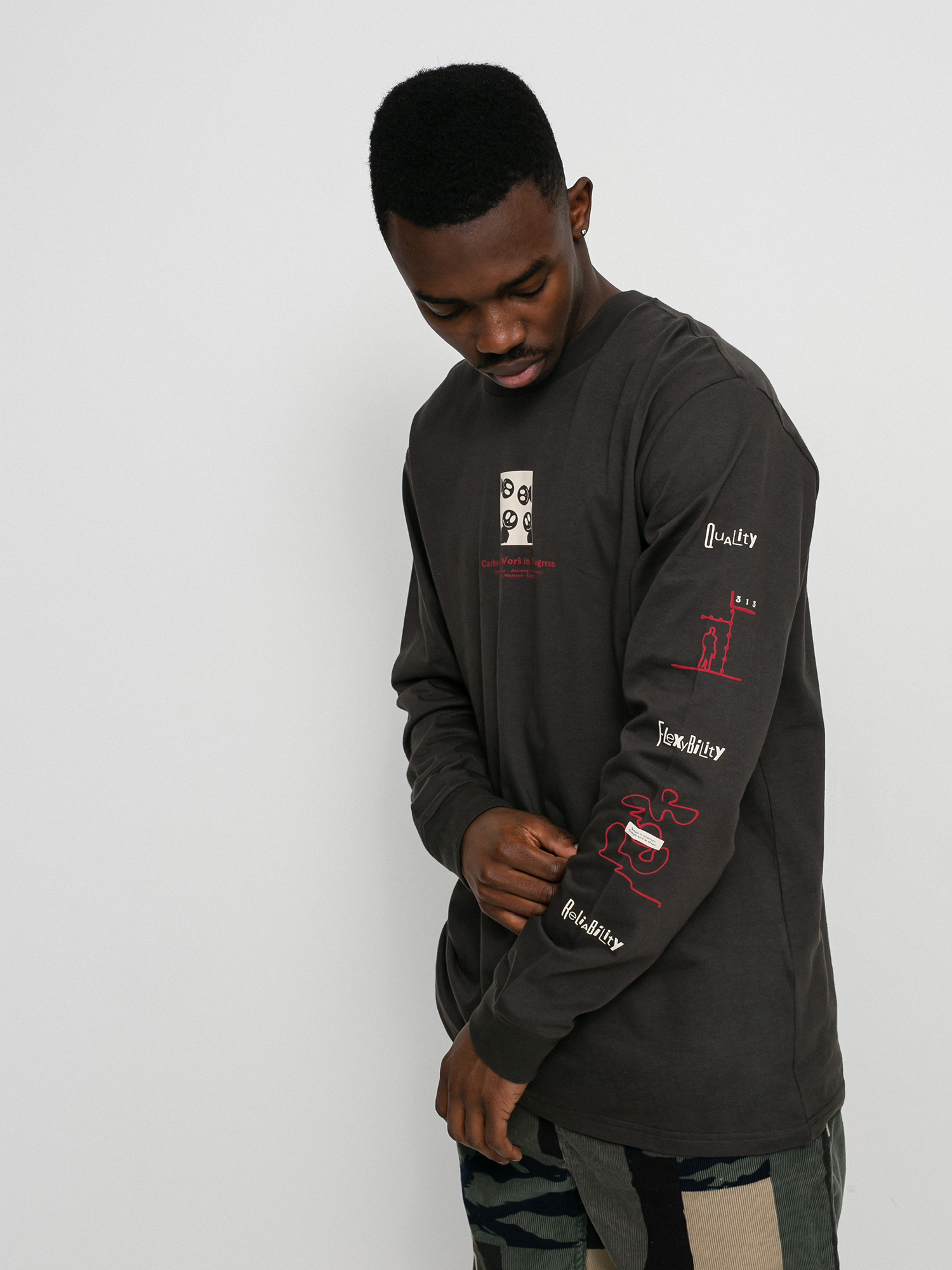 Longsleeve Carhartt WIP Dome (stormcloud)