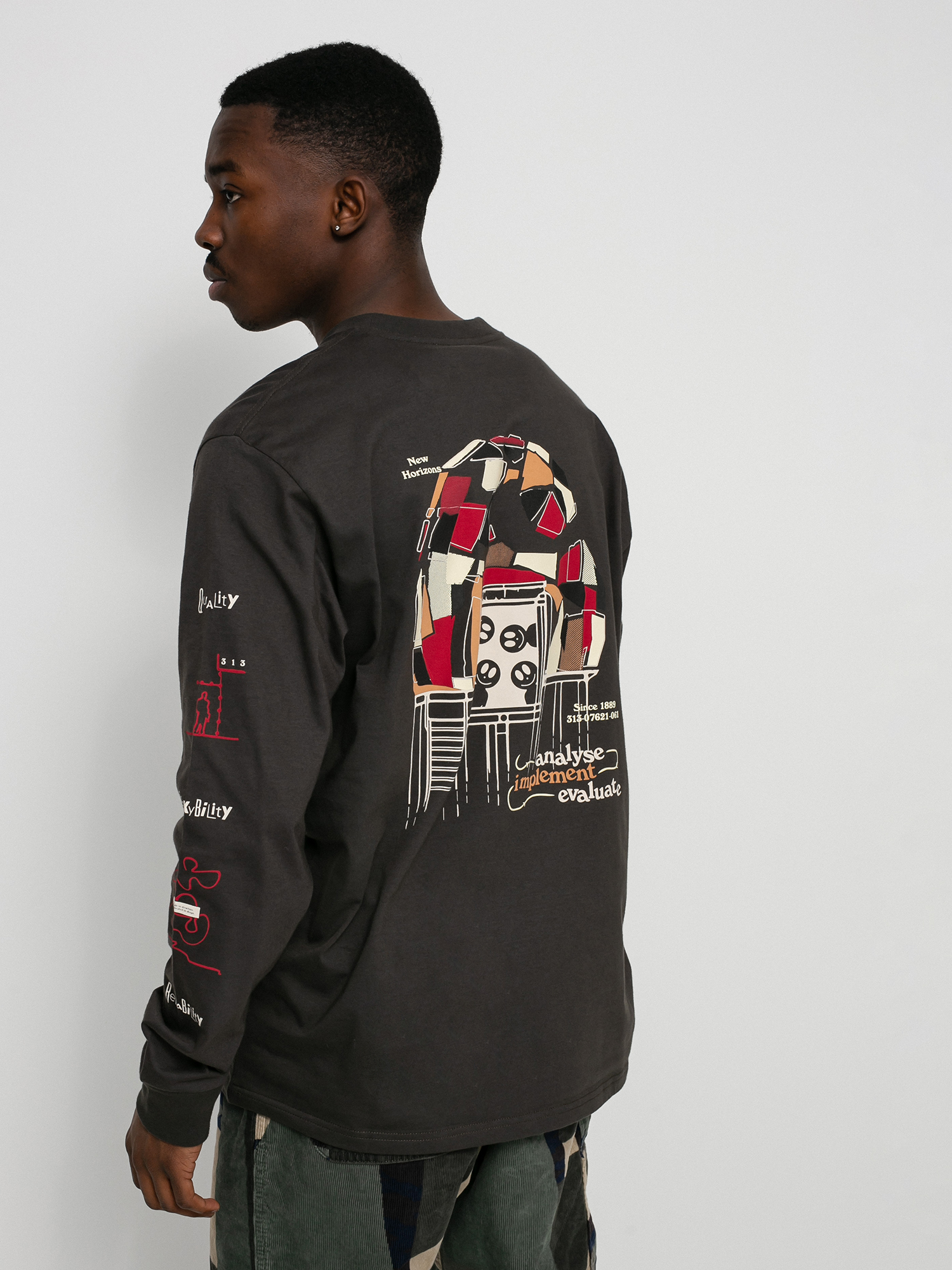 Longsleeve Carhartt WIP Dome (stormcloud)