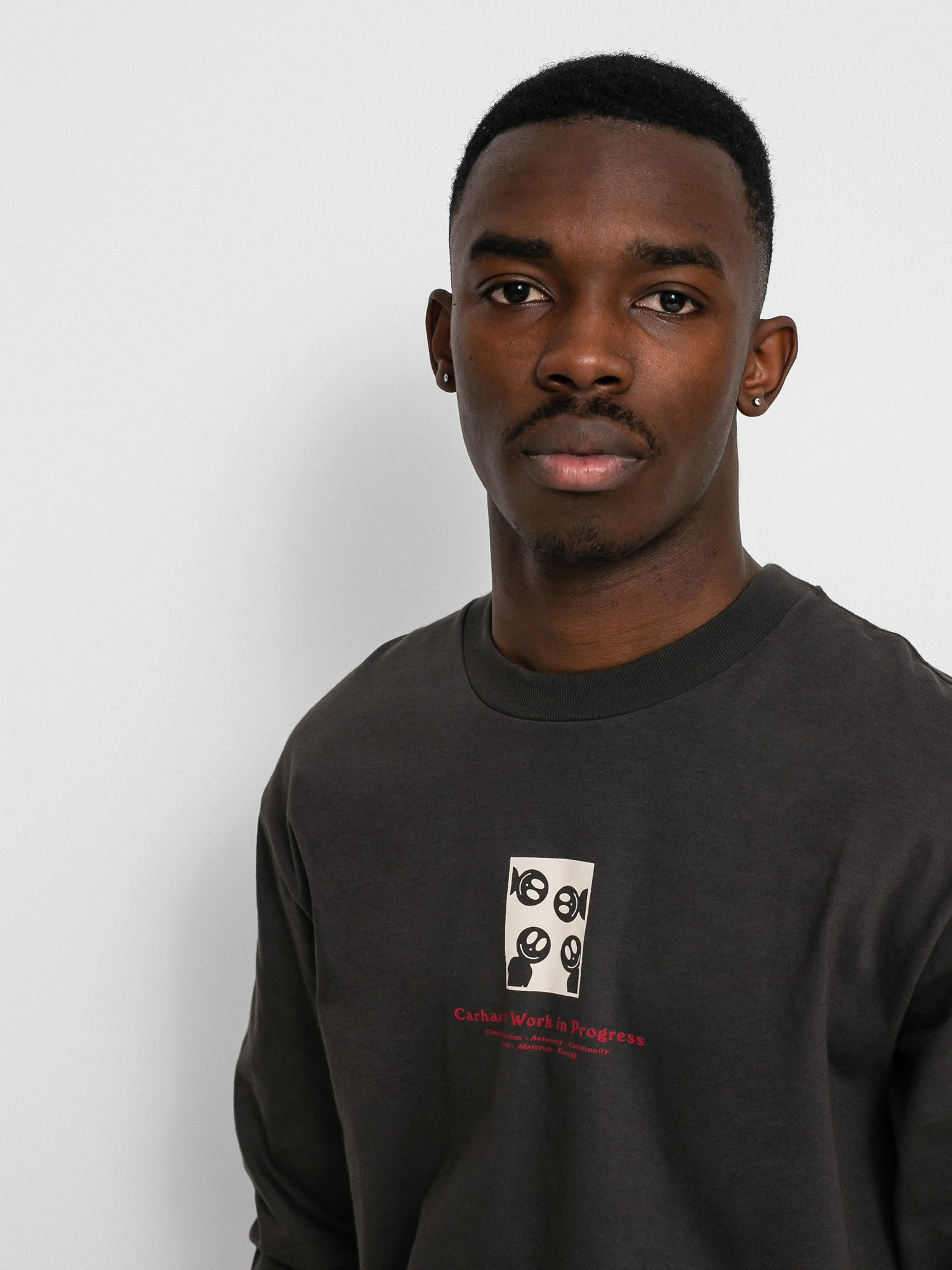 Longsleeve Carhartt WIP Dome (stormcloud)