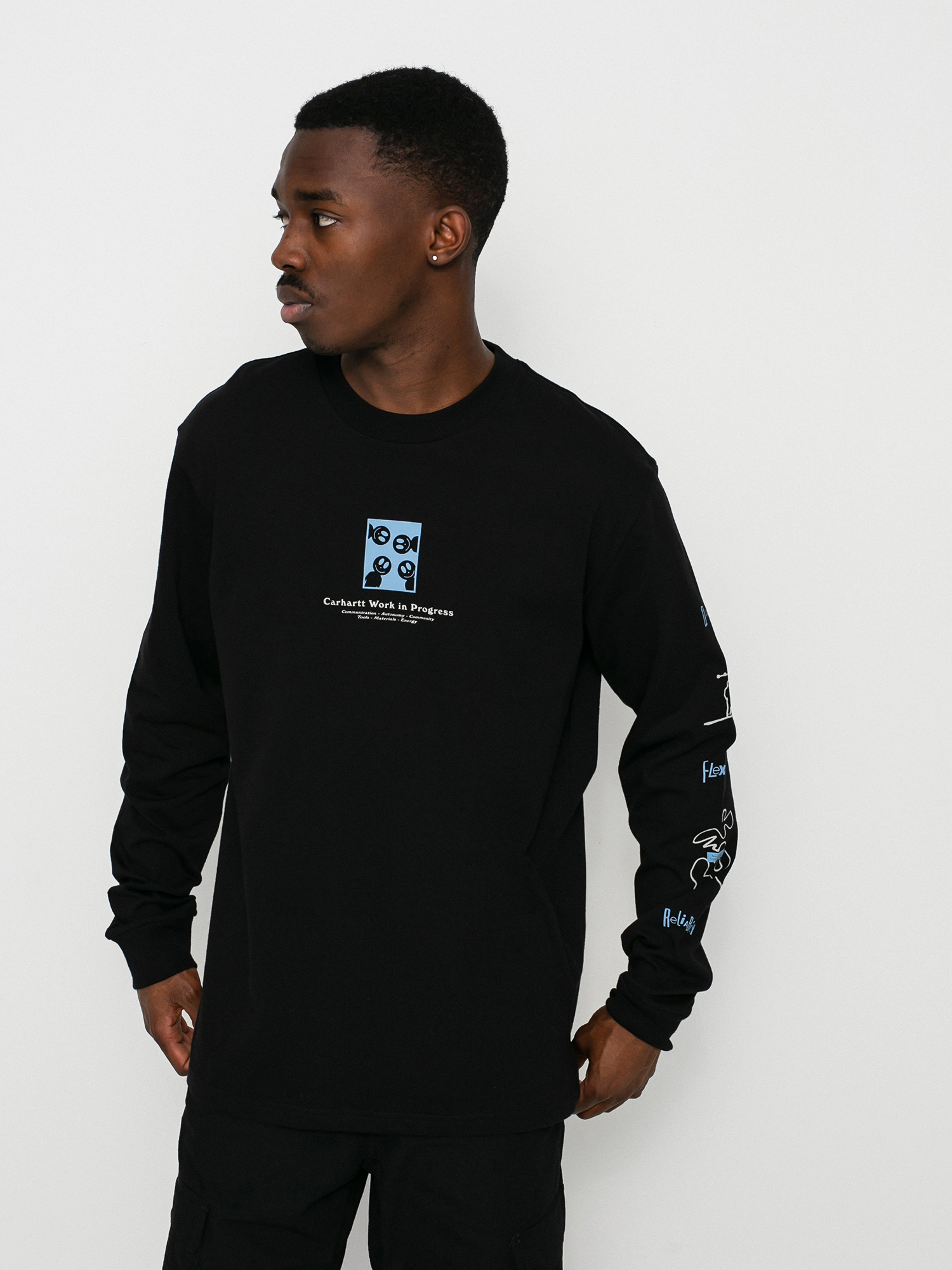 Longsleeve Carhartt WIP Dome (black)