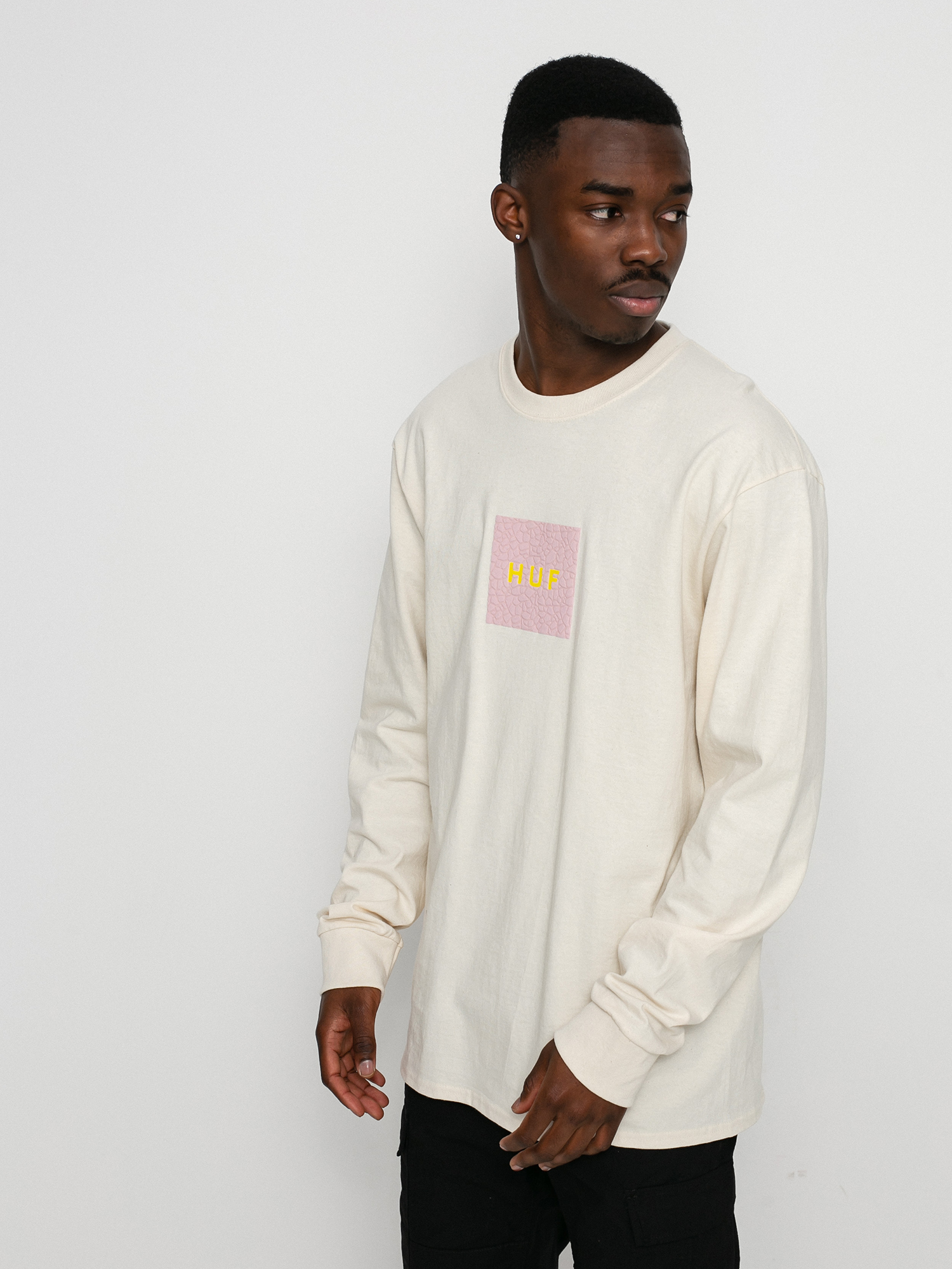 Longsleeve HUF Quake Logo (natural)