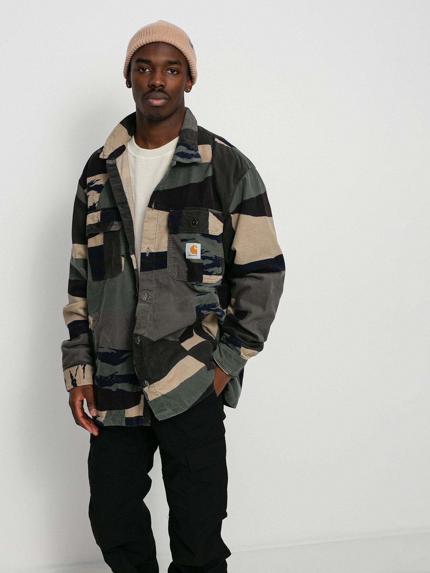 Koszula Carhartt WIP Dixon (camo mend)