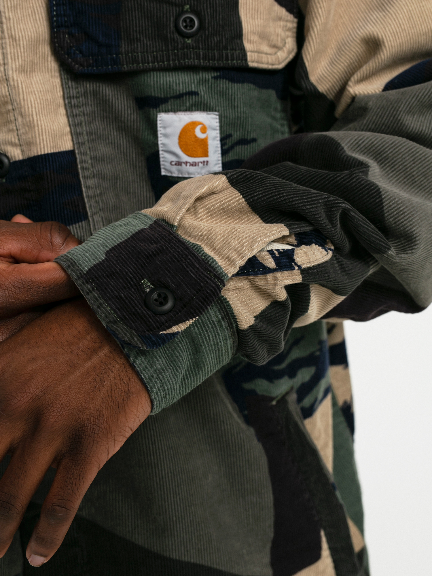 Koszula Carhartt WIP Dixon (camo mend)