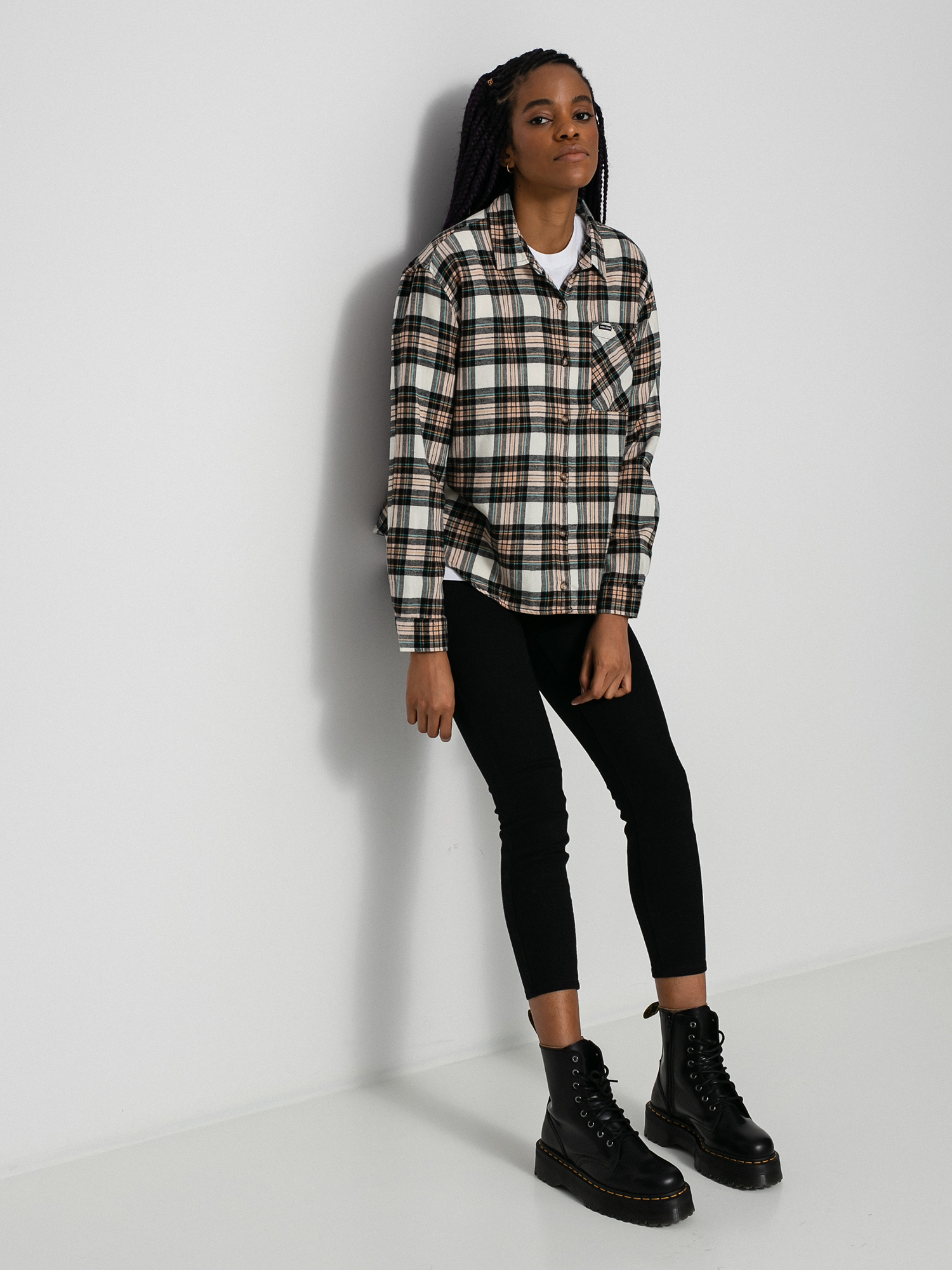 Koszula Volcom Plaid To Meet U Wmn (mushroom)