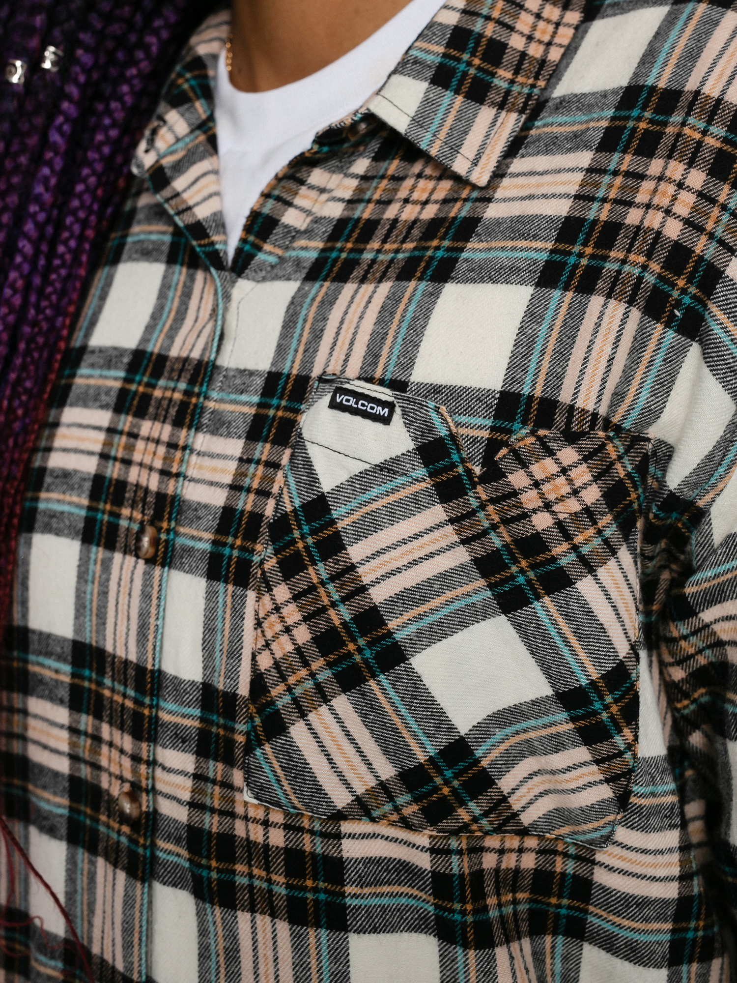 Koszula Volcom Plaid To Meet U Wmn (mushroom)