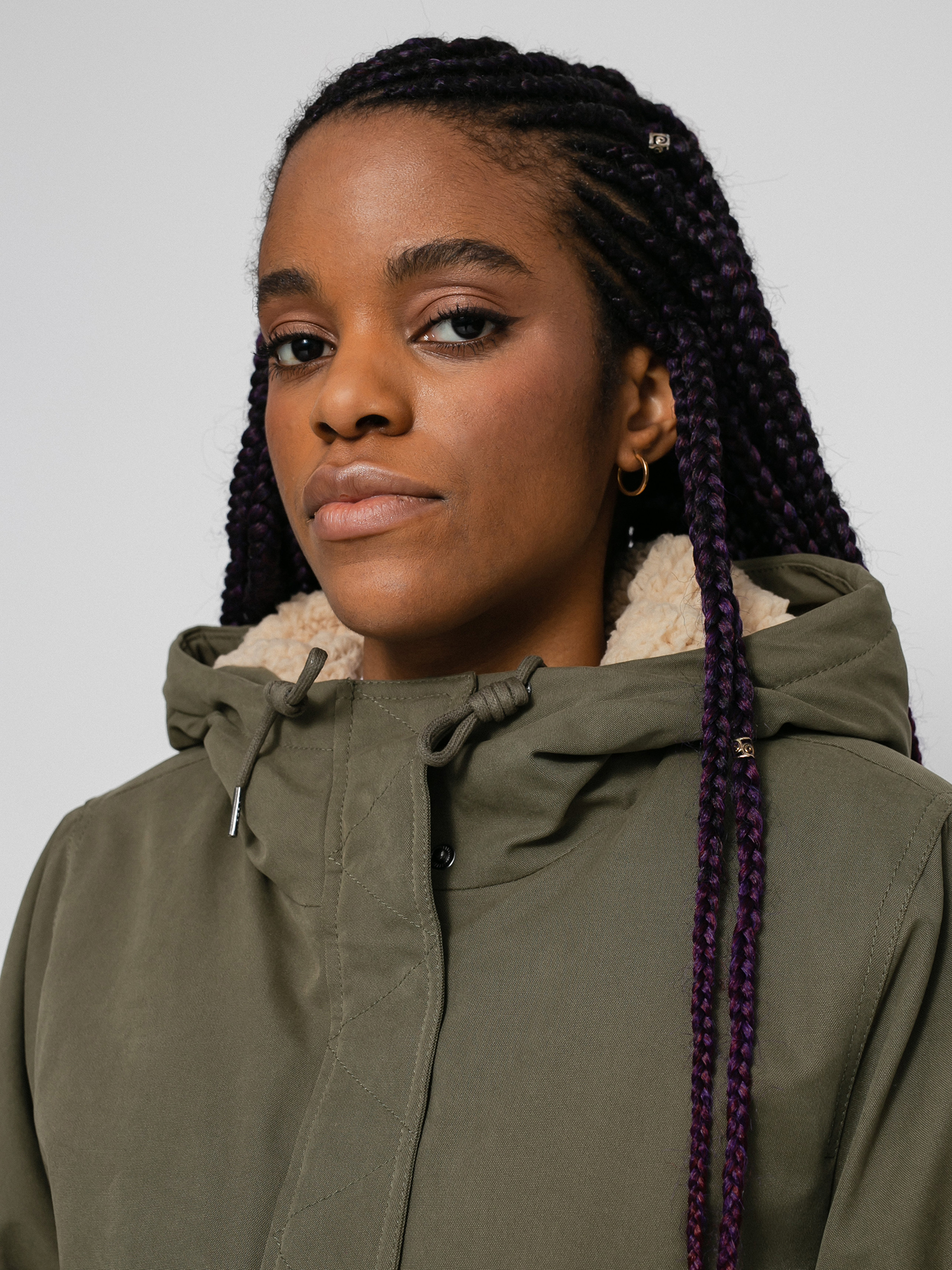 Kurtka Volcom Less Is More 5K Parka Wmn (army green combo)