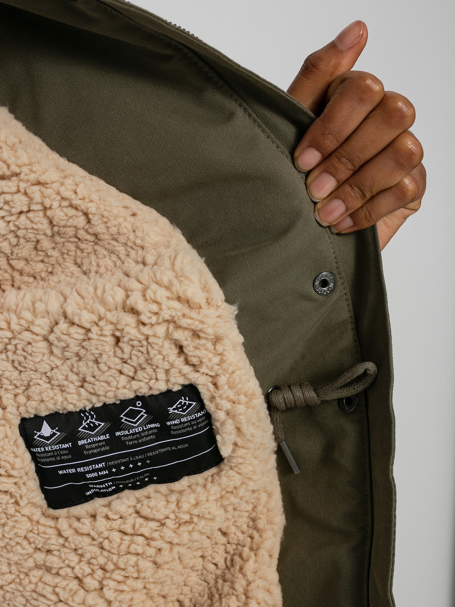 Kurtka Volcom Less Is More 5K Parka Wmn (army green combo)